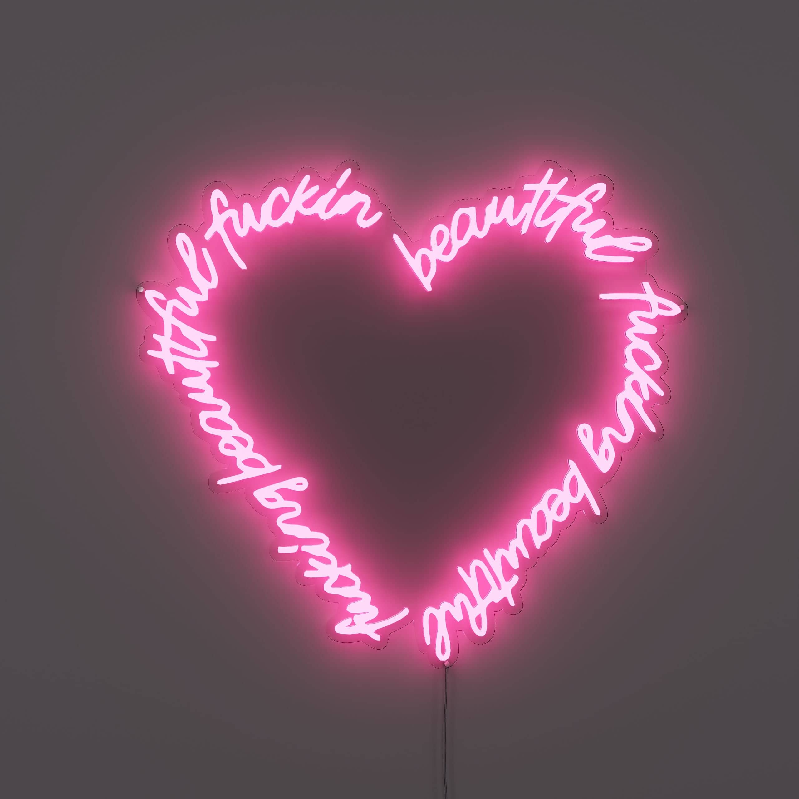 Cool neon signs create vibrant and eye-catching lighting designs