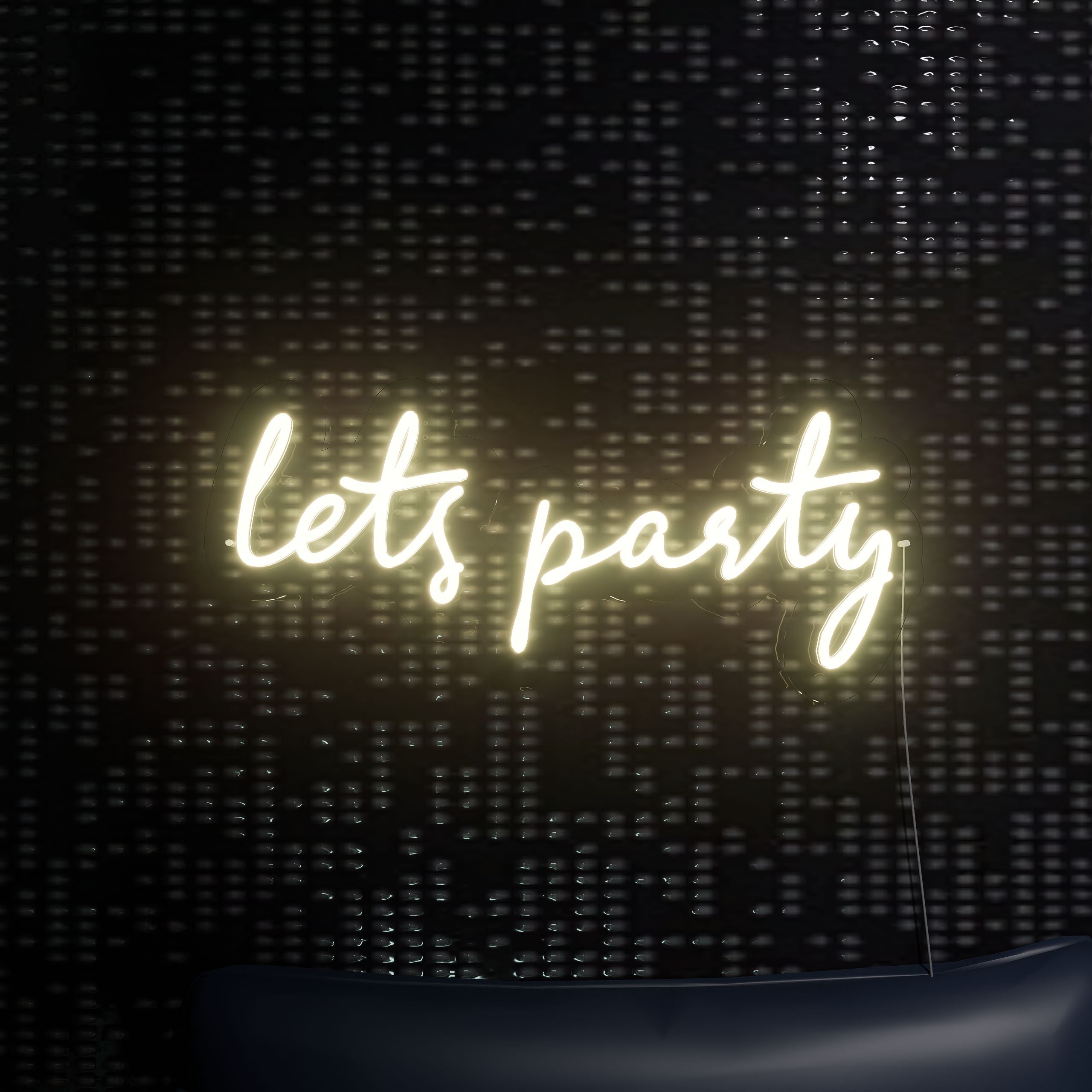 lets party neon sign collection