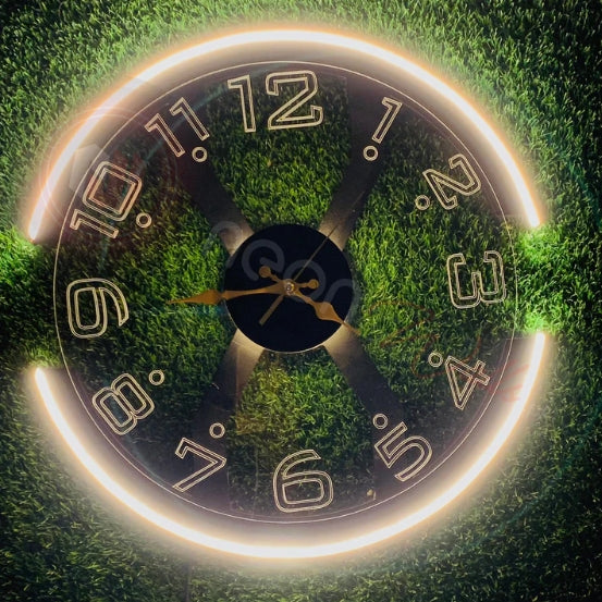 neon light clock