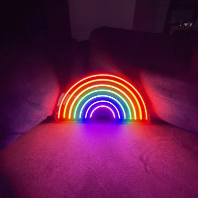 Rainbow Neon Sign