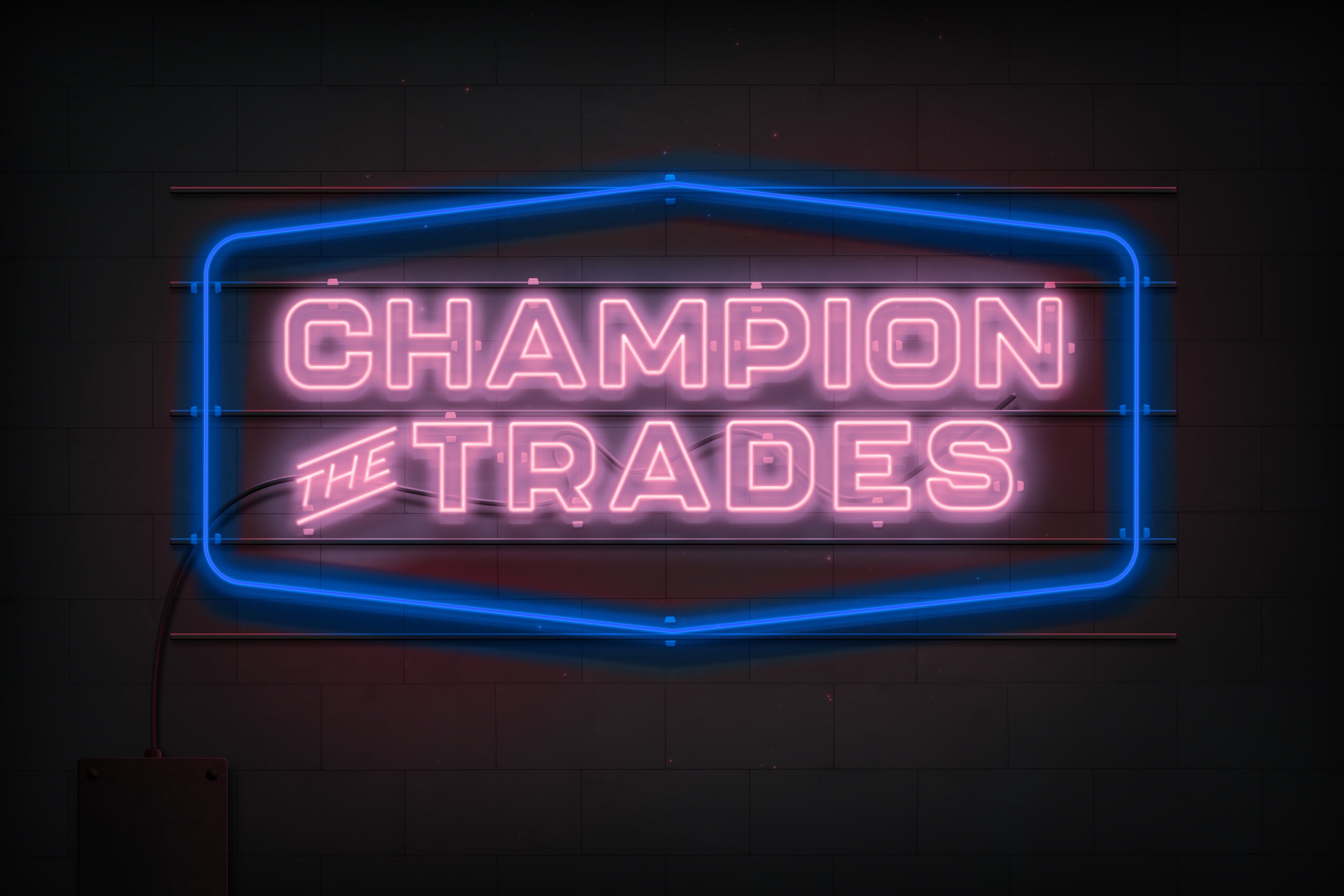 Z1273 Customized Glass Neon LOGO to Lauren