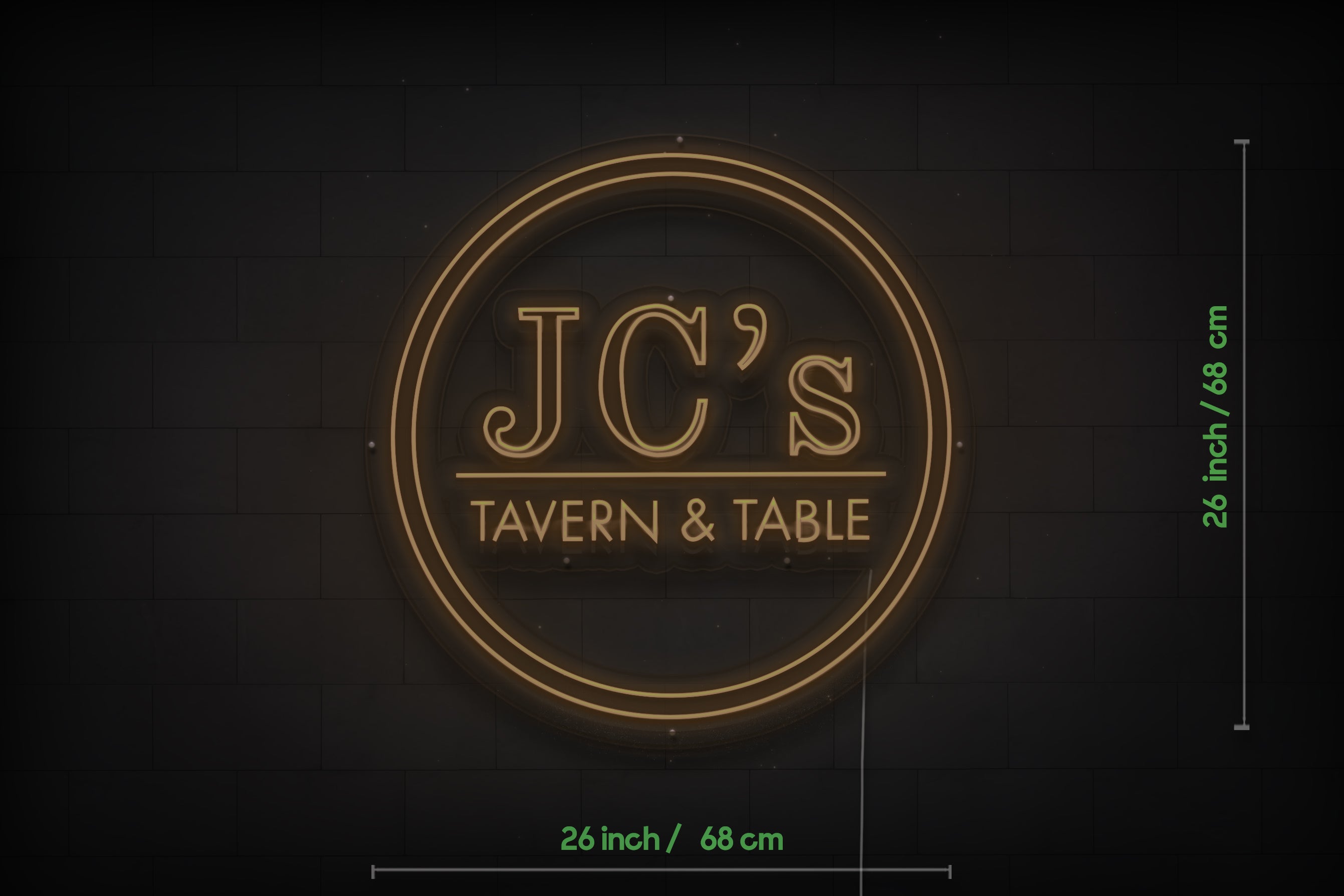 Z1276 Customized LED LOGO to Joe