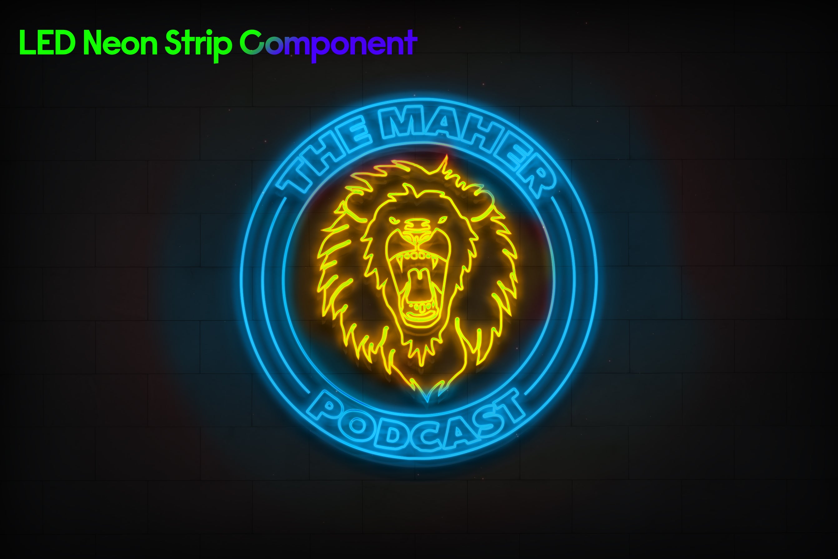 Z1297 Customized LED LOGO to Joshua