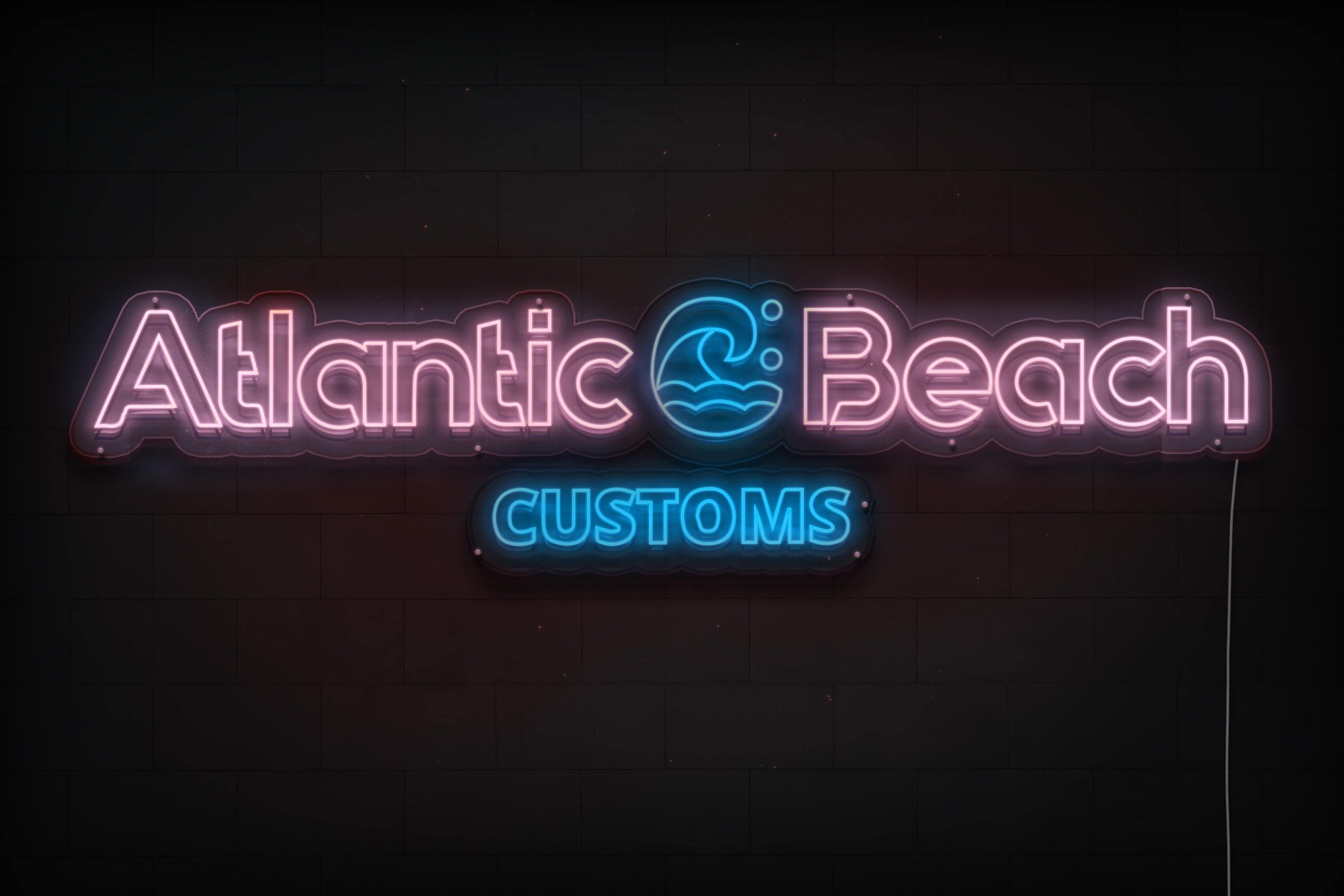 Z1303 Customized LED LOGO to BRANDON
