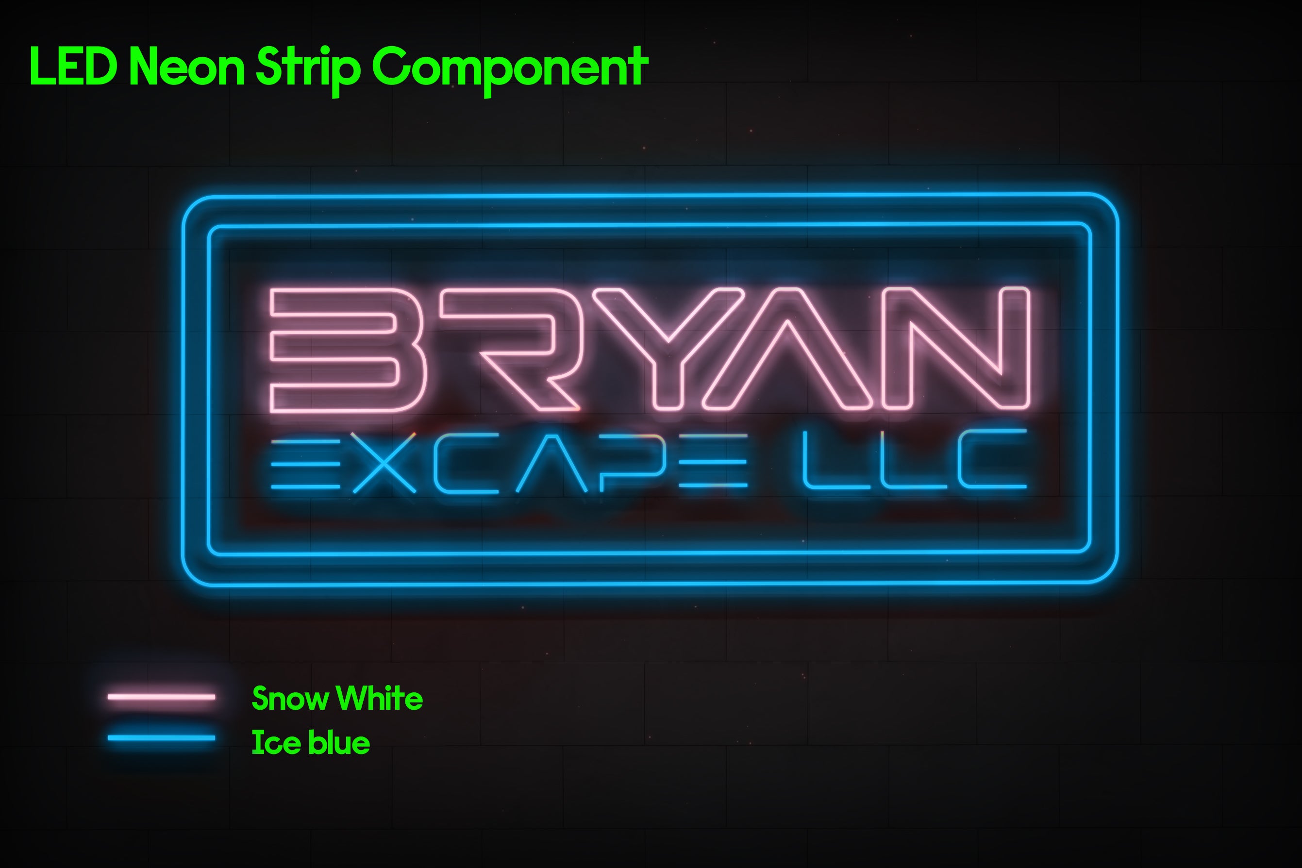 Z1304 Customized LED LOGO to Tyler