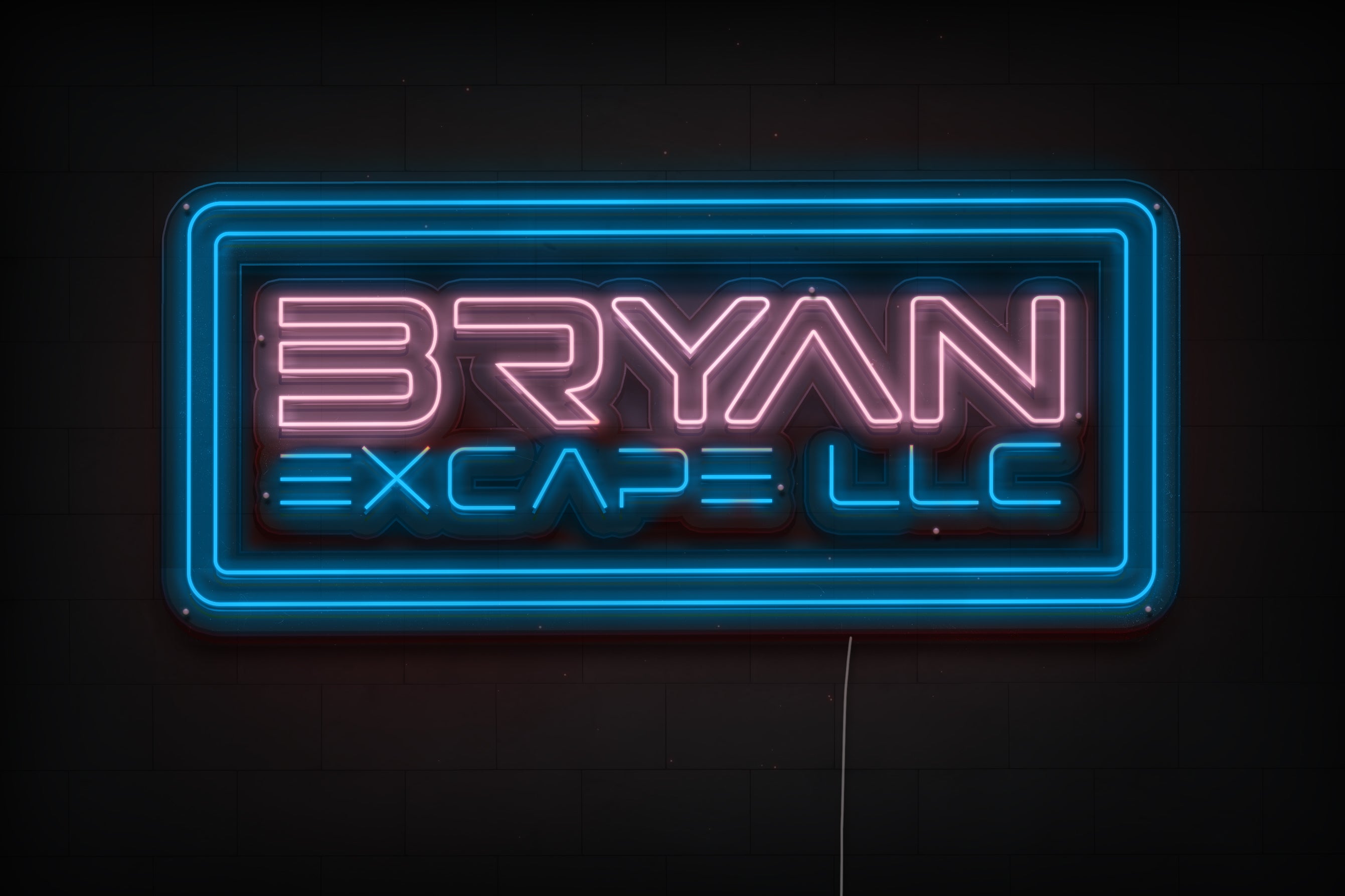 Z1304 Customized LED LOGO to Tyler