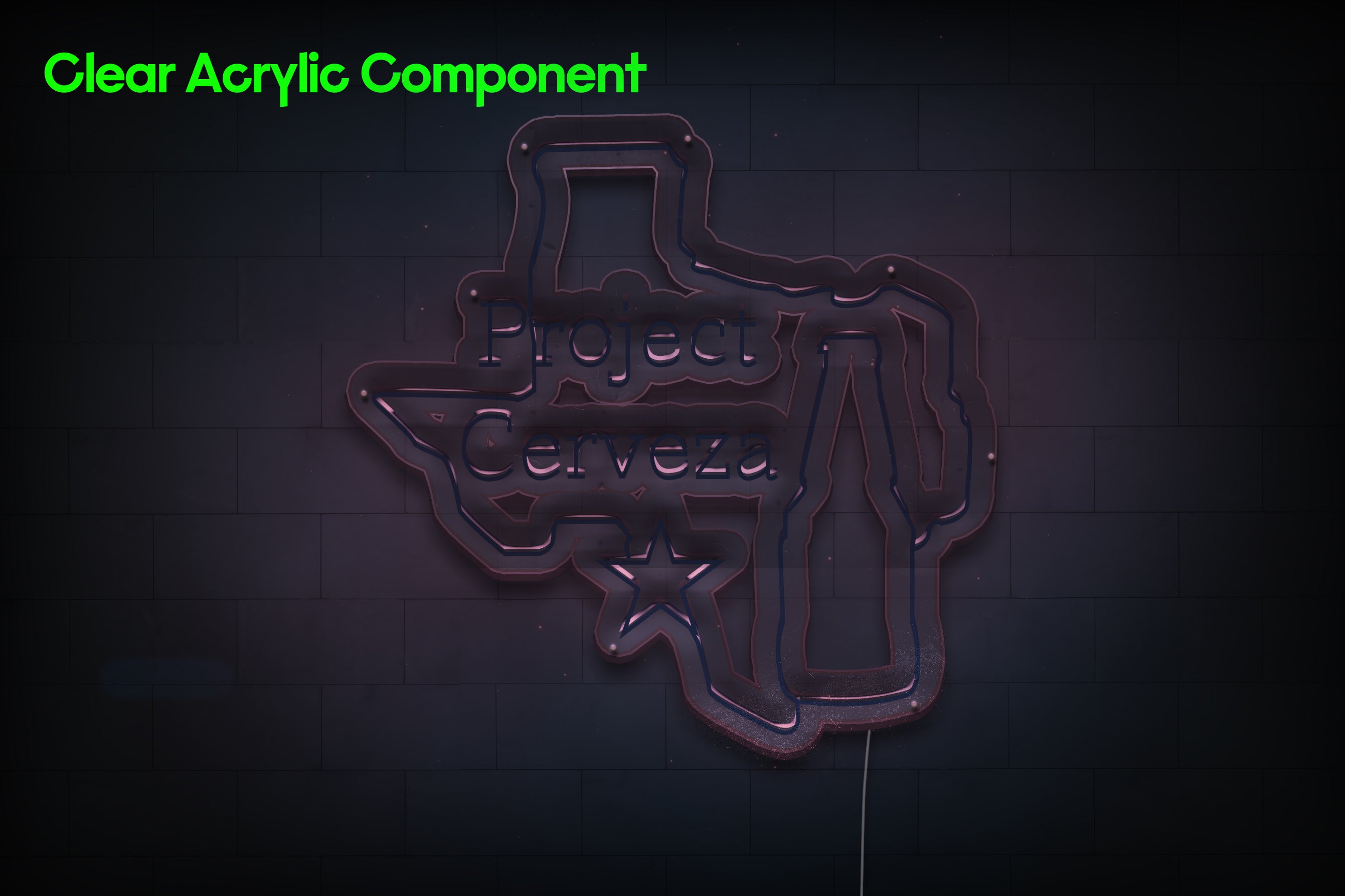 Z1313 Customized LED LOGO to Luke