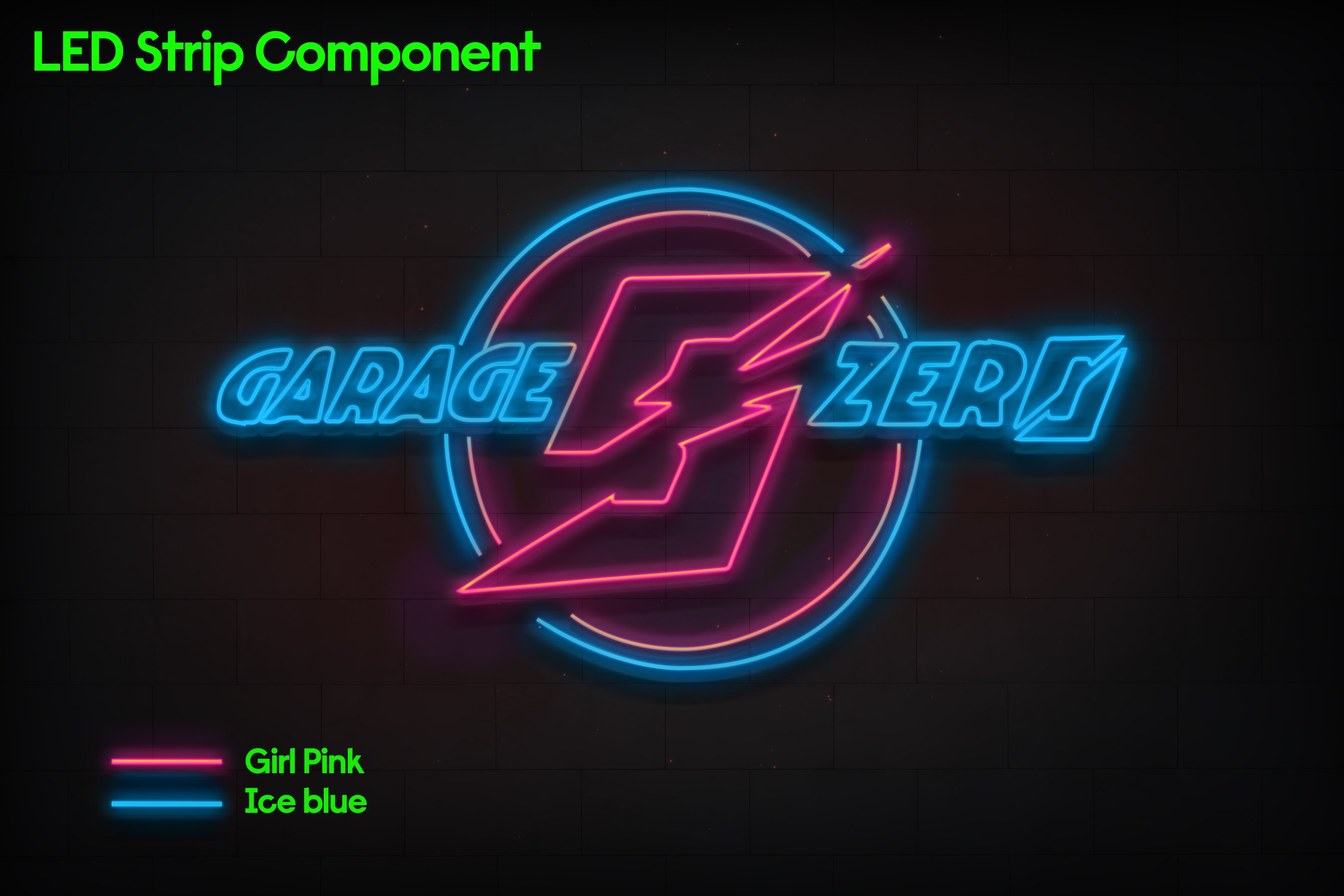 Z1317 Customized LED LOGO to Carlos