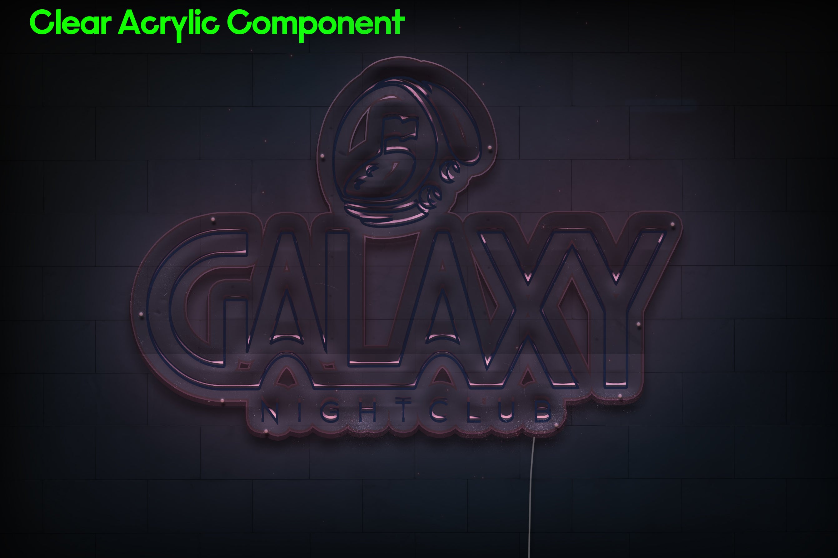 Z1317 Customized LED LOGO to Milton