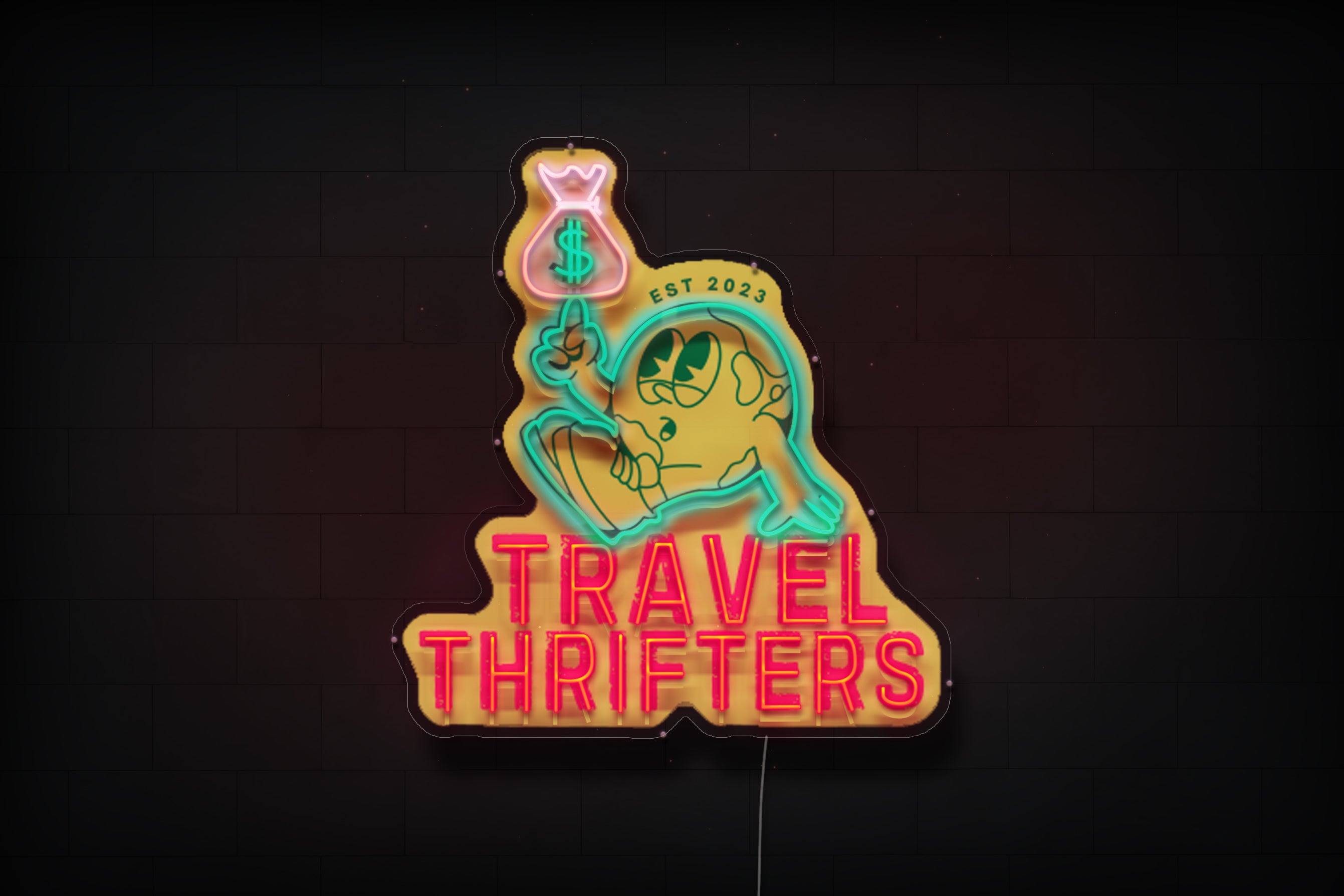 Z1317 Customized LED LOGO to Travel