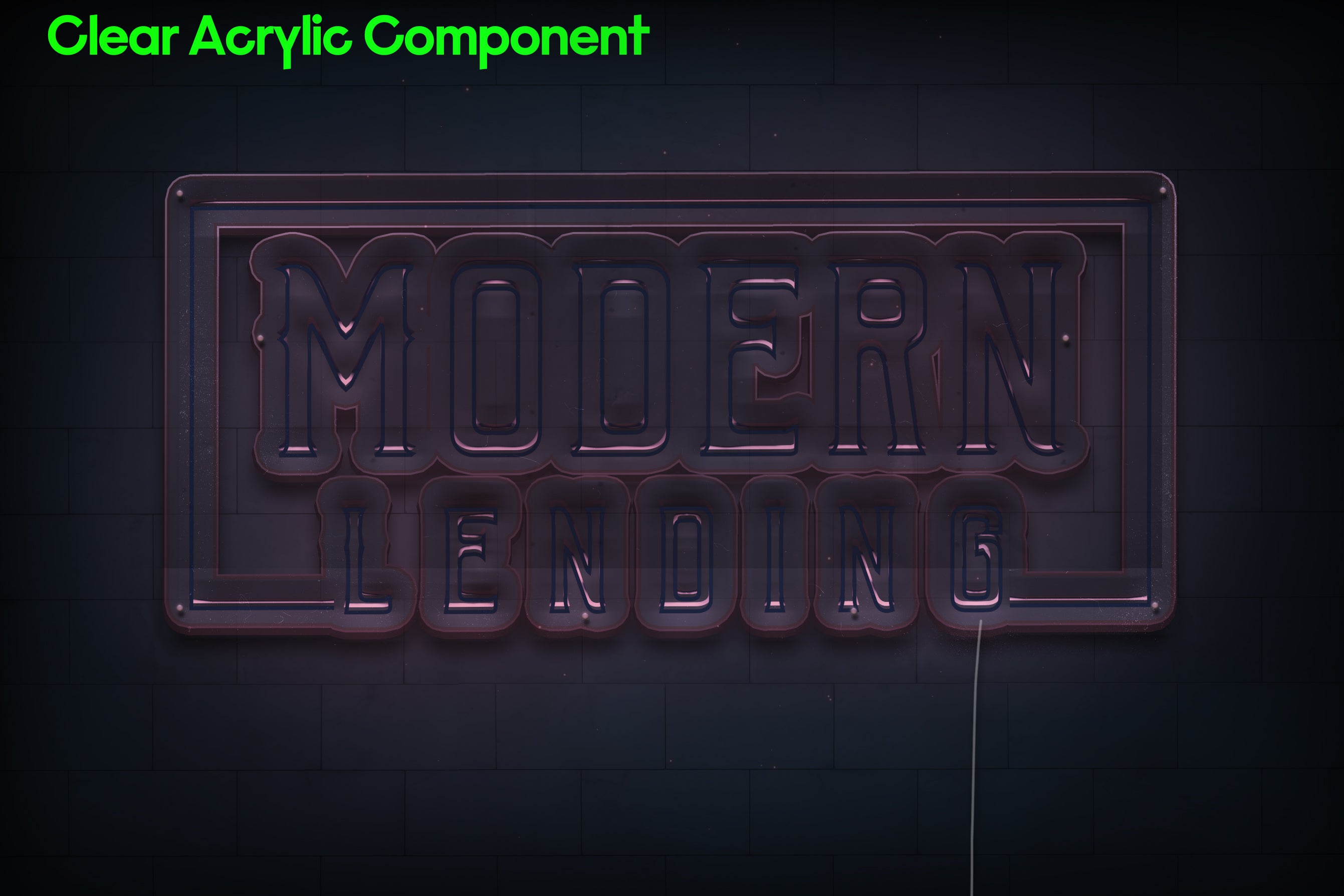 Z1320 Customized LED LOGO to Saundra
