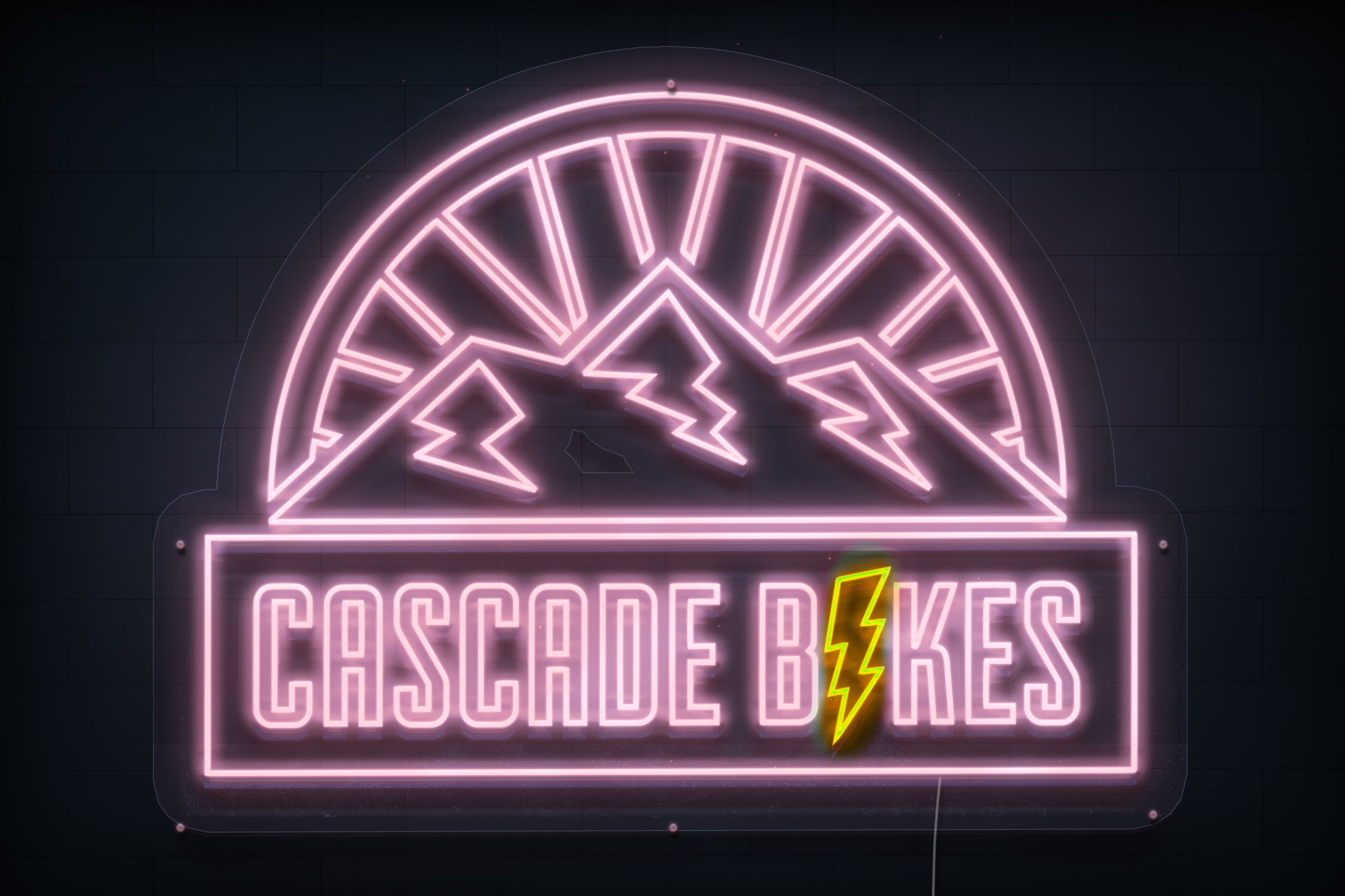 Z1342 Customized LED LOGO to Cascade