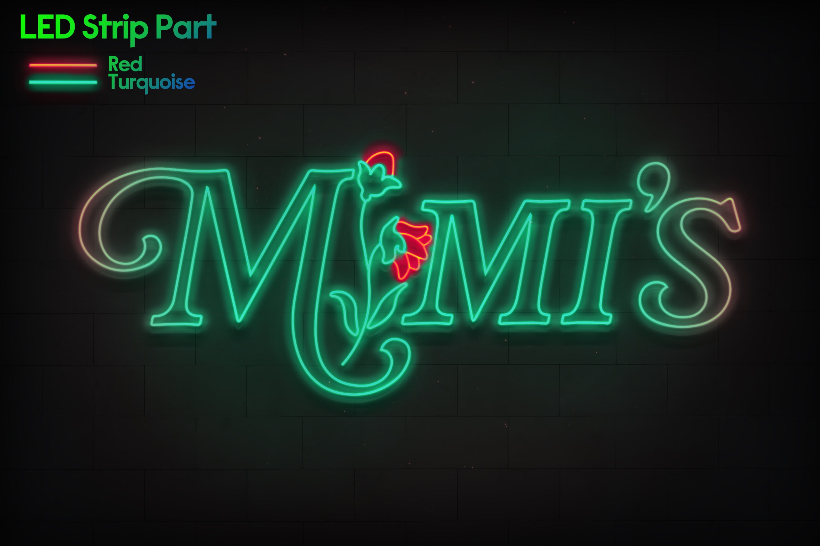 Z1352 Customized LED LOGO to Evi