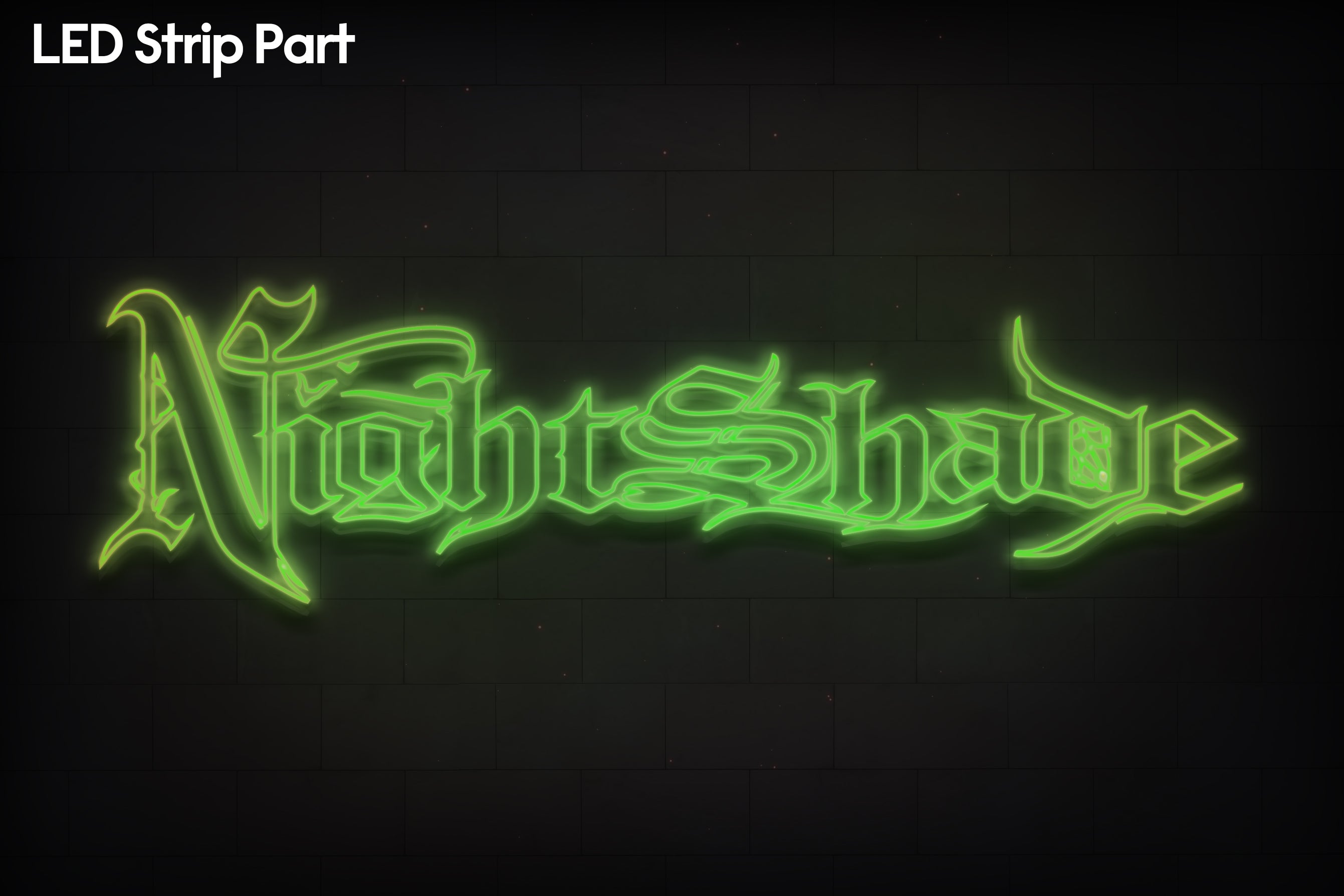 Z1358 Customized LED LOGO to Harley