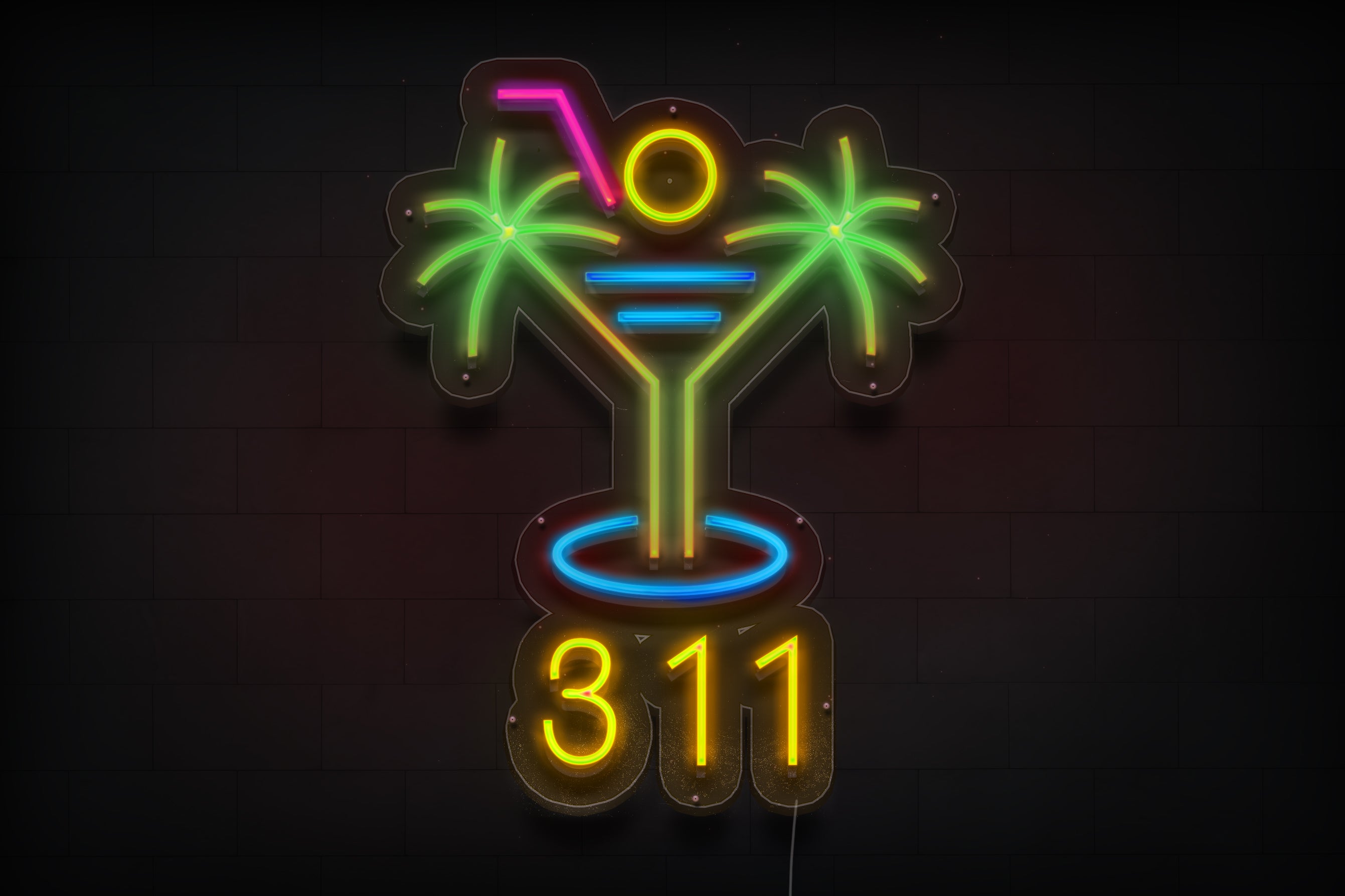 Z1364 Customized LED LOGO to Kate