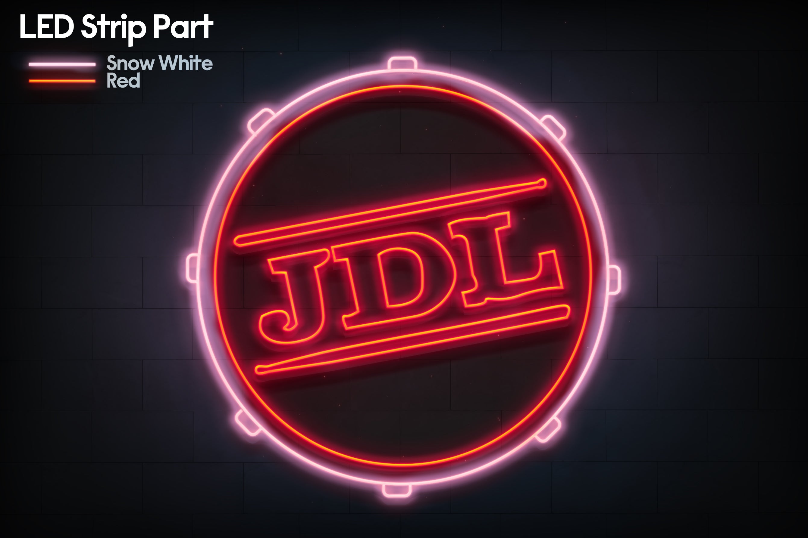 Z1367 Customized LED LOGO to Joe