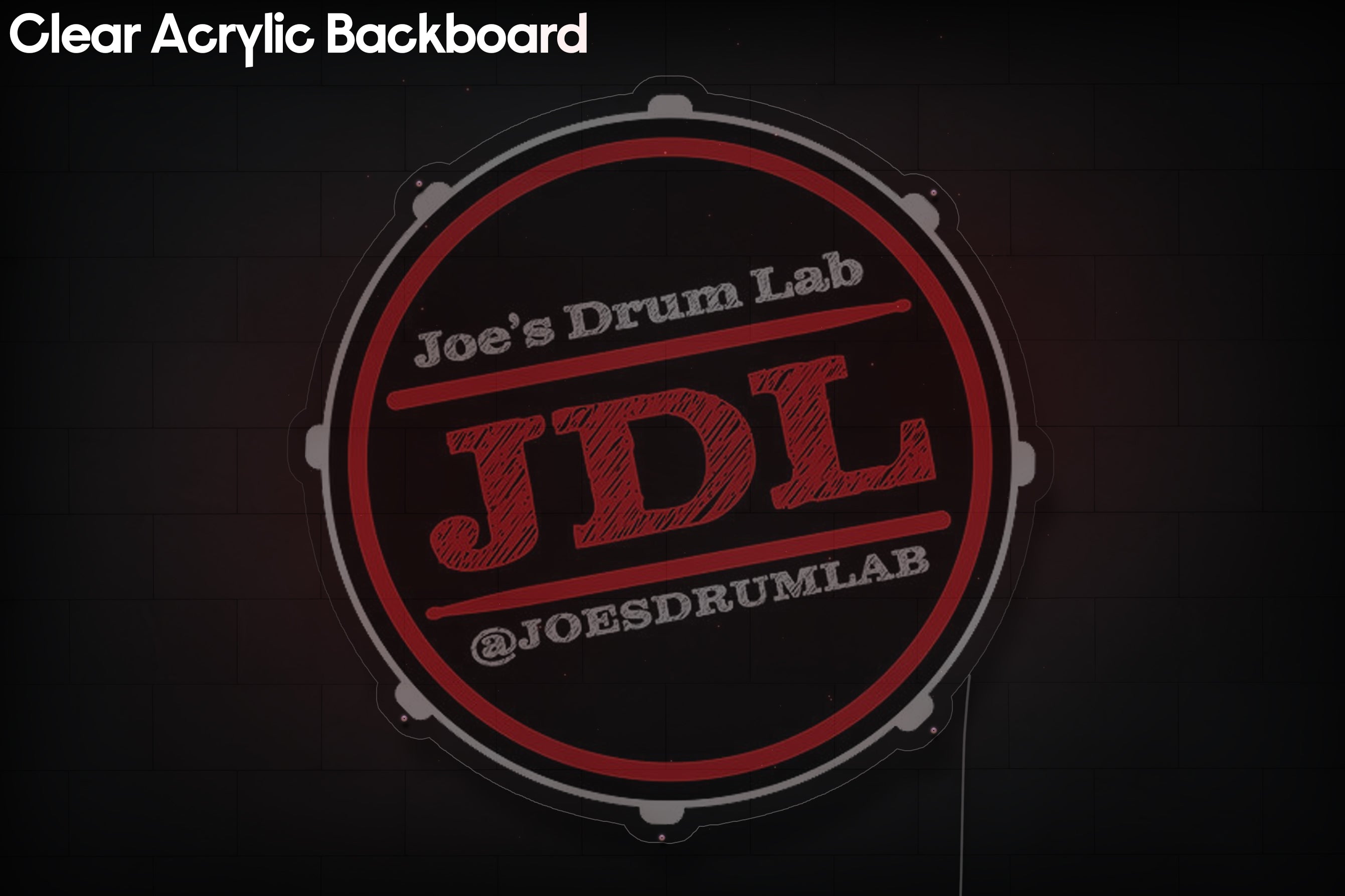 Z1367 Customized LED LOGO to Joe