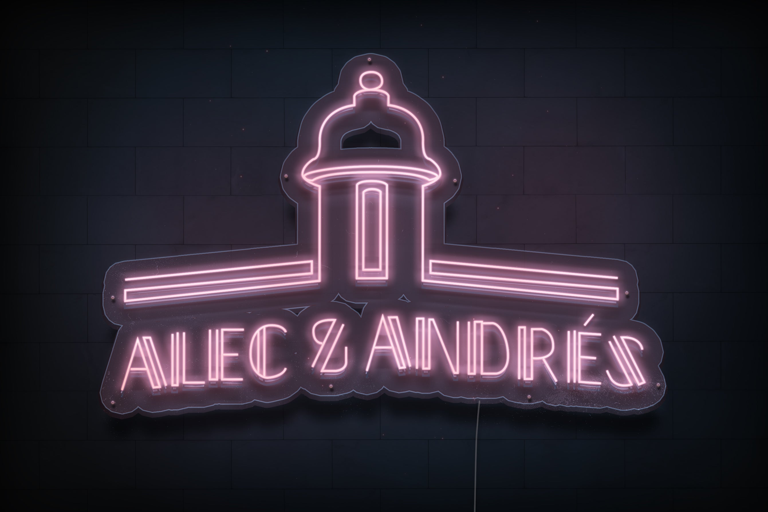 Z1375 Customized LED LOGO to Andres