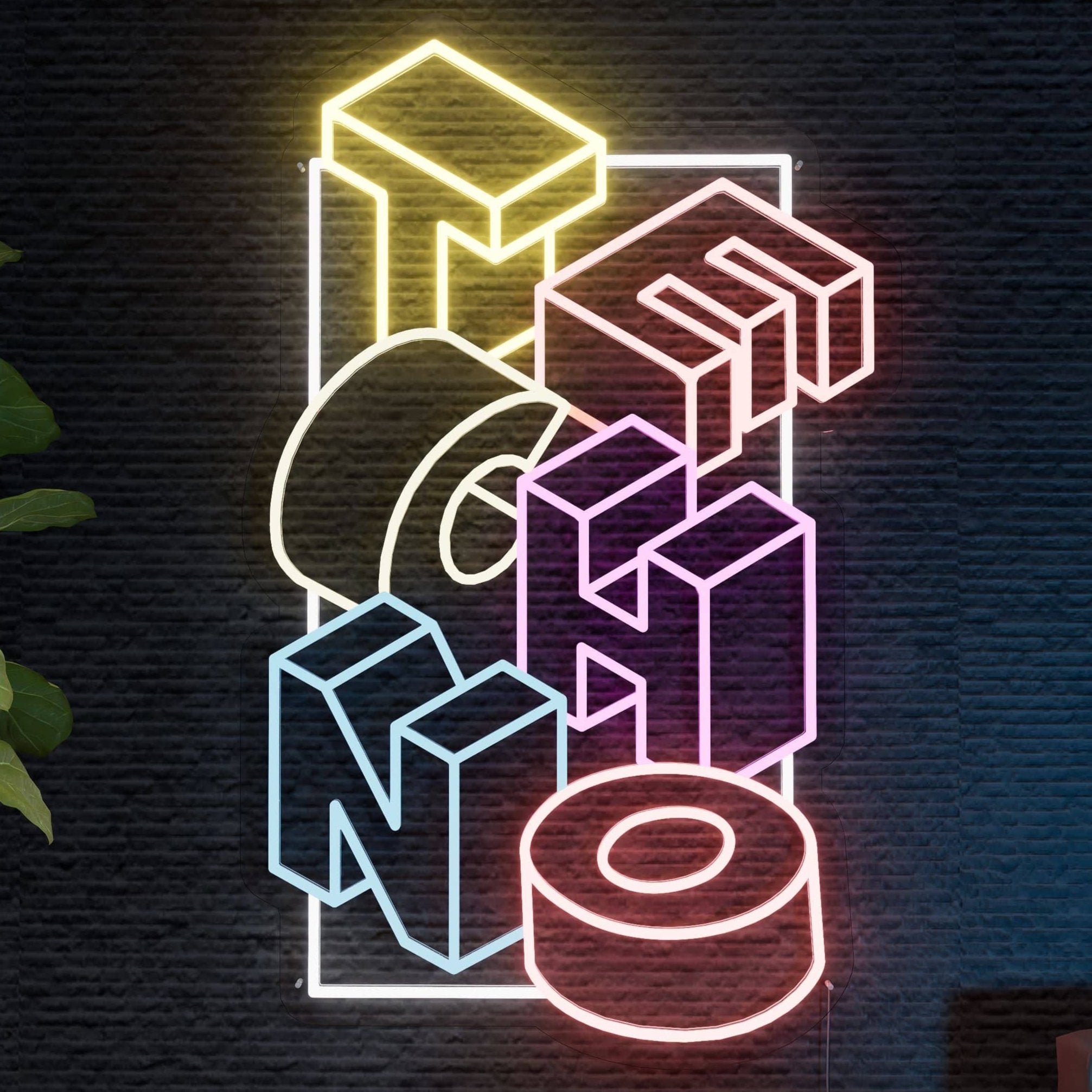 Techno Sign Techno Music Neon Sign — NeonsignLife™ | Custom LED Neon Sign & Wall ...