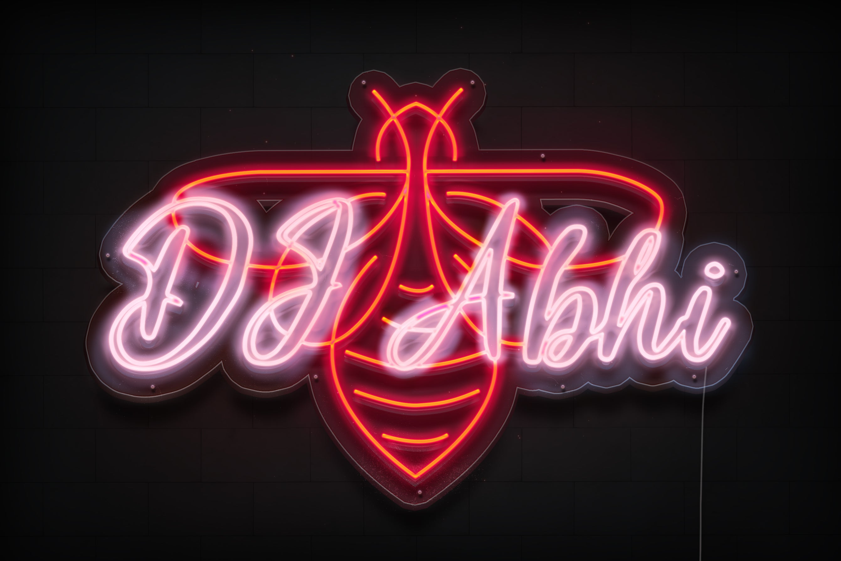 Z1381 Customized LED LOGO to Abhiraam