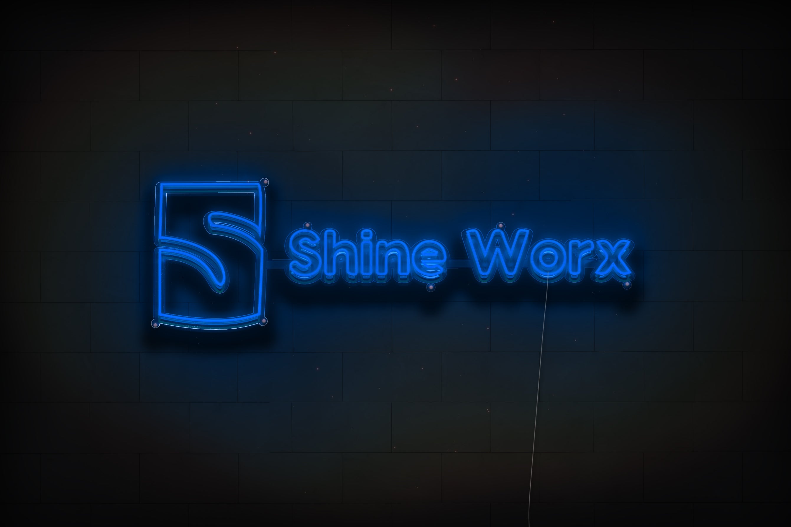 Z1613 Customized LED logo to Joe