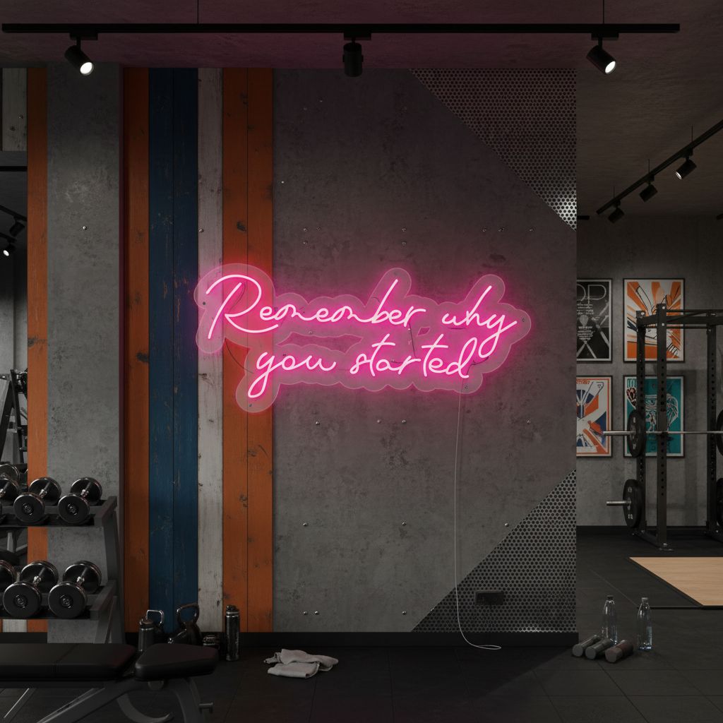 remember-why-you-started-led-neon-sign
