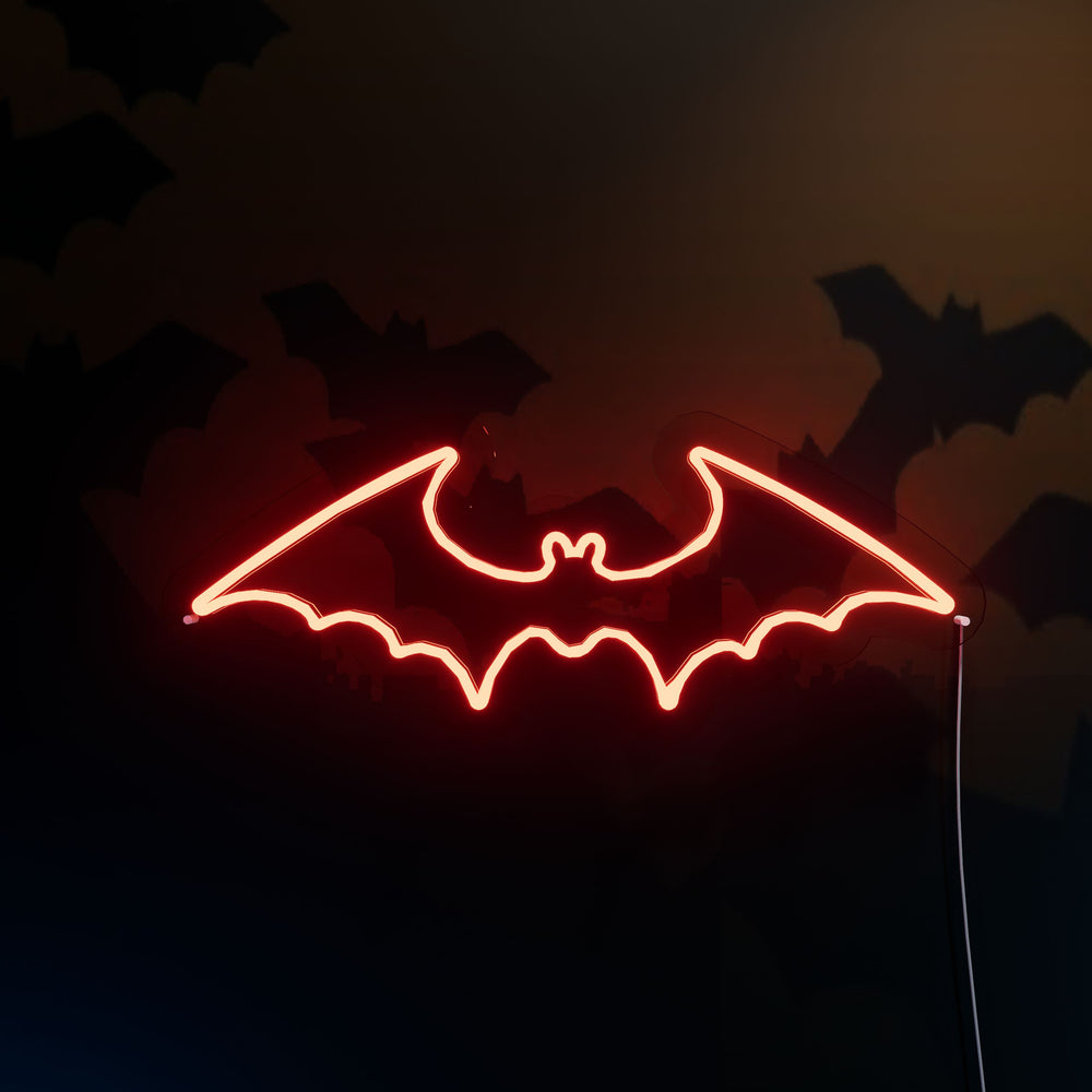 Bat Halloween Neon Sign — NeonsignLife™ | Custom LED Neon Sign & Wall ...
