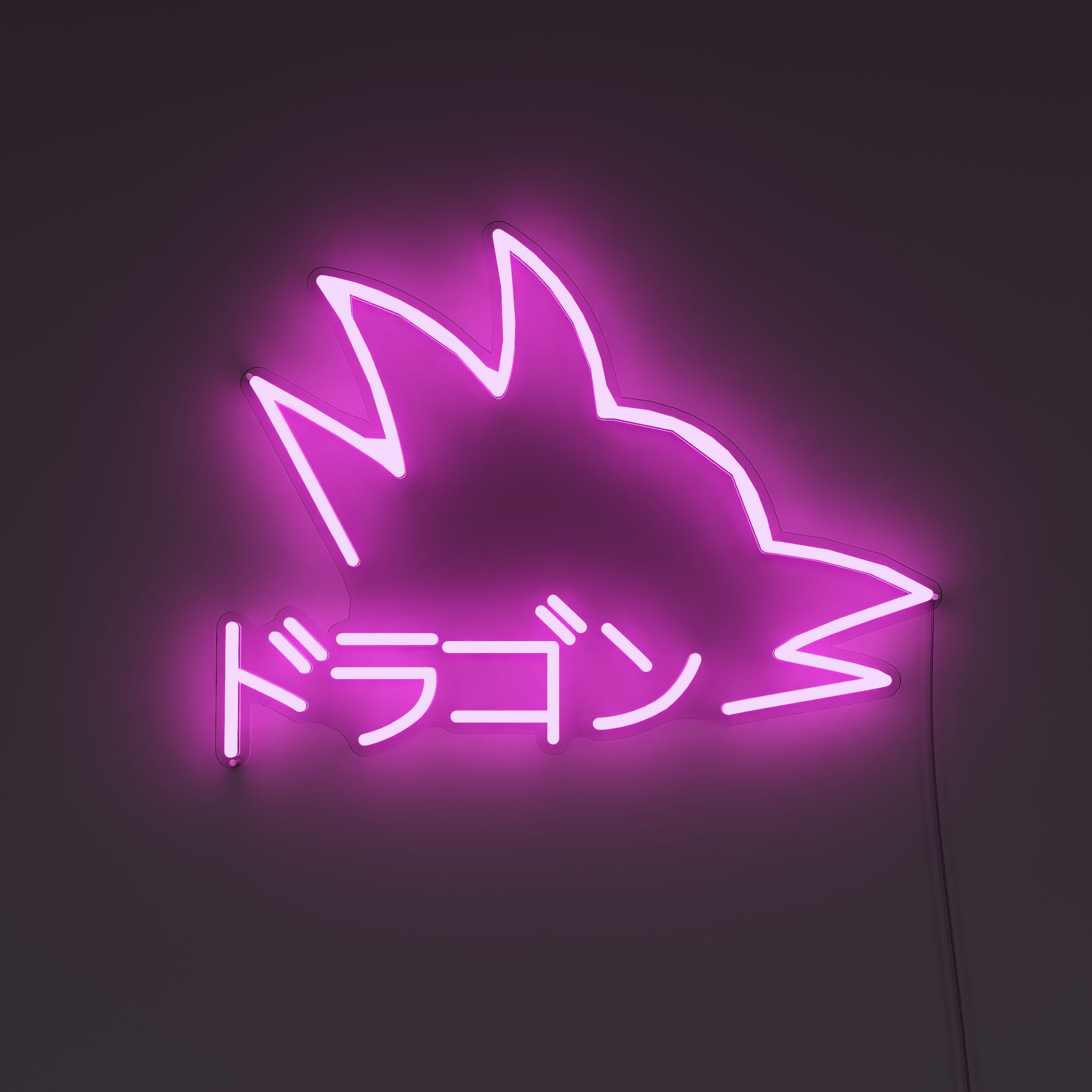 goku-dragon-ball-z-Fuchsia-Neon-sign-Lite