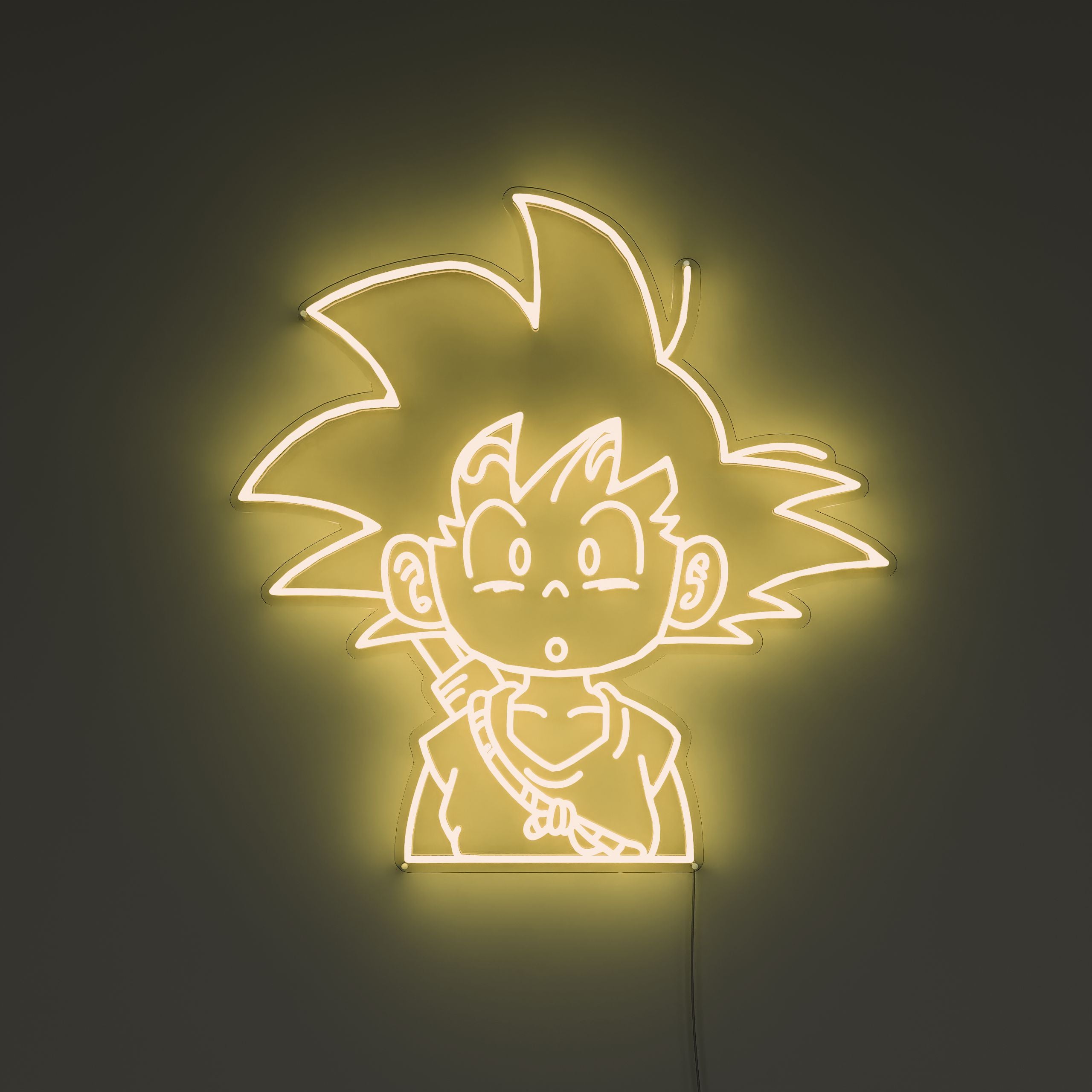 dragon-ball-z-goku-Gold-Neon-sign-Lite
