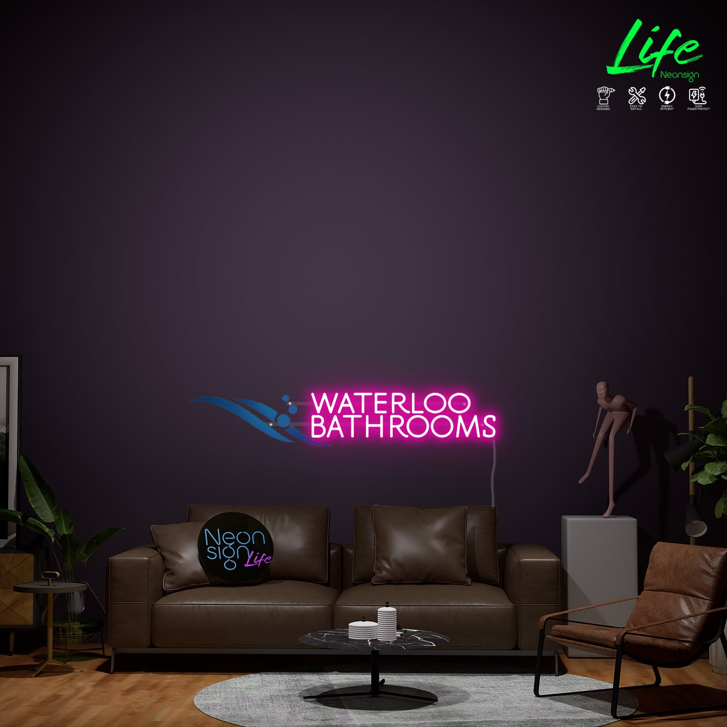 Z0169 Customized LOGO to info@waterloobathroomswirral.com