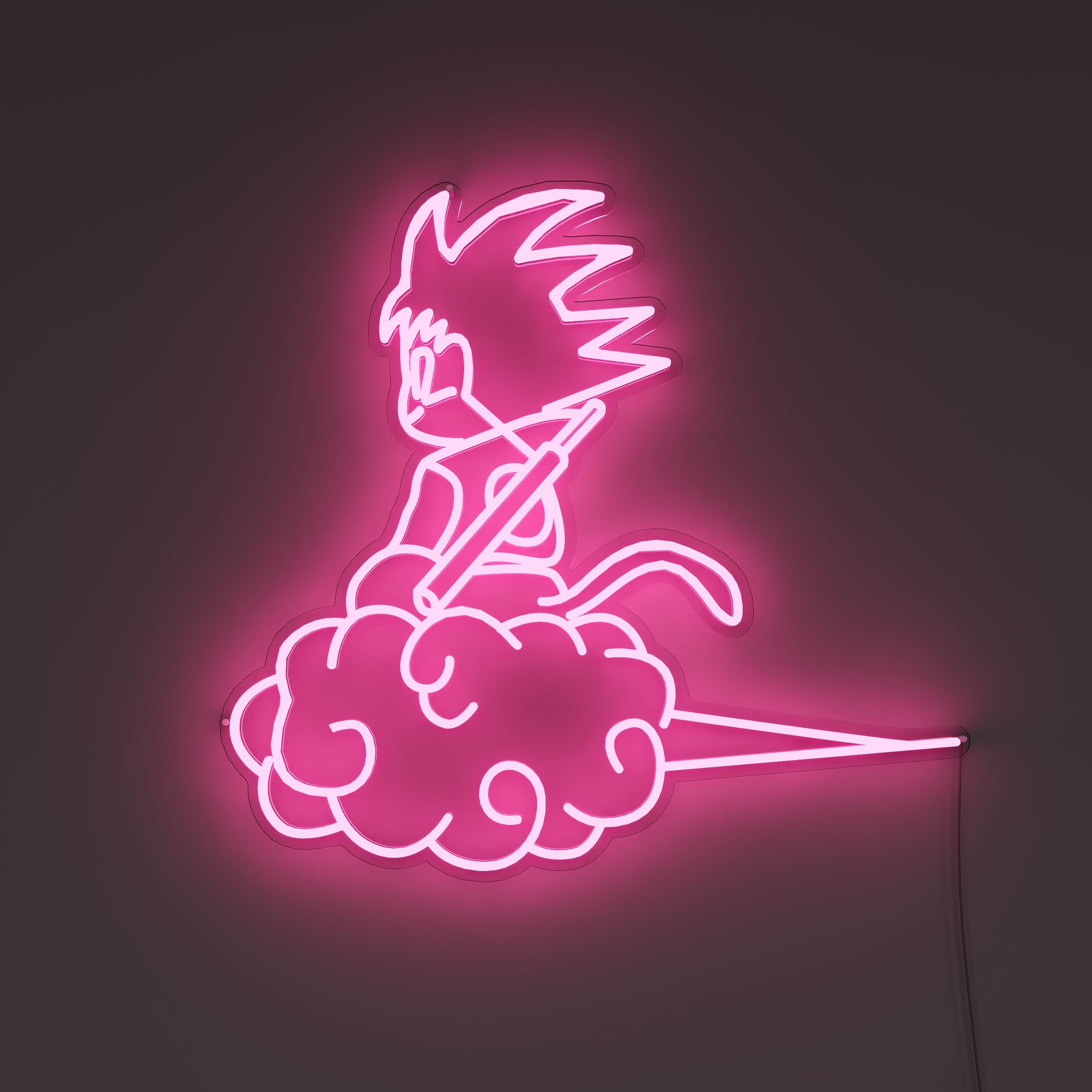 dragon-ball-goku-DeepPink-Neon-sign-Lite
