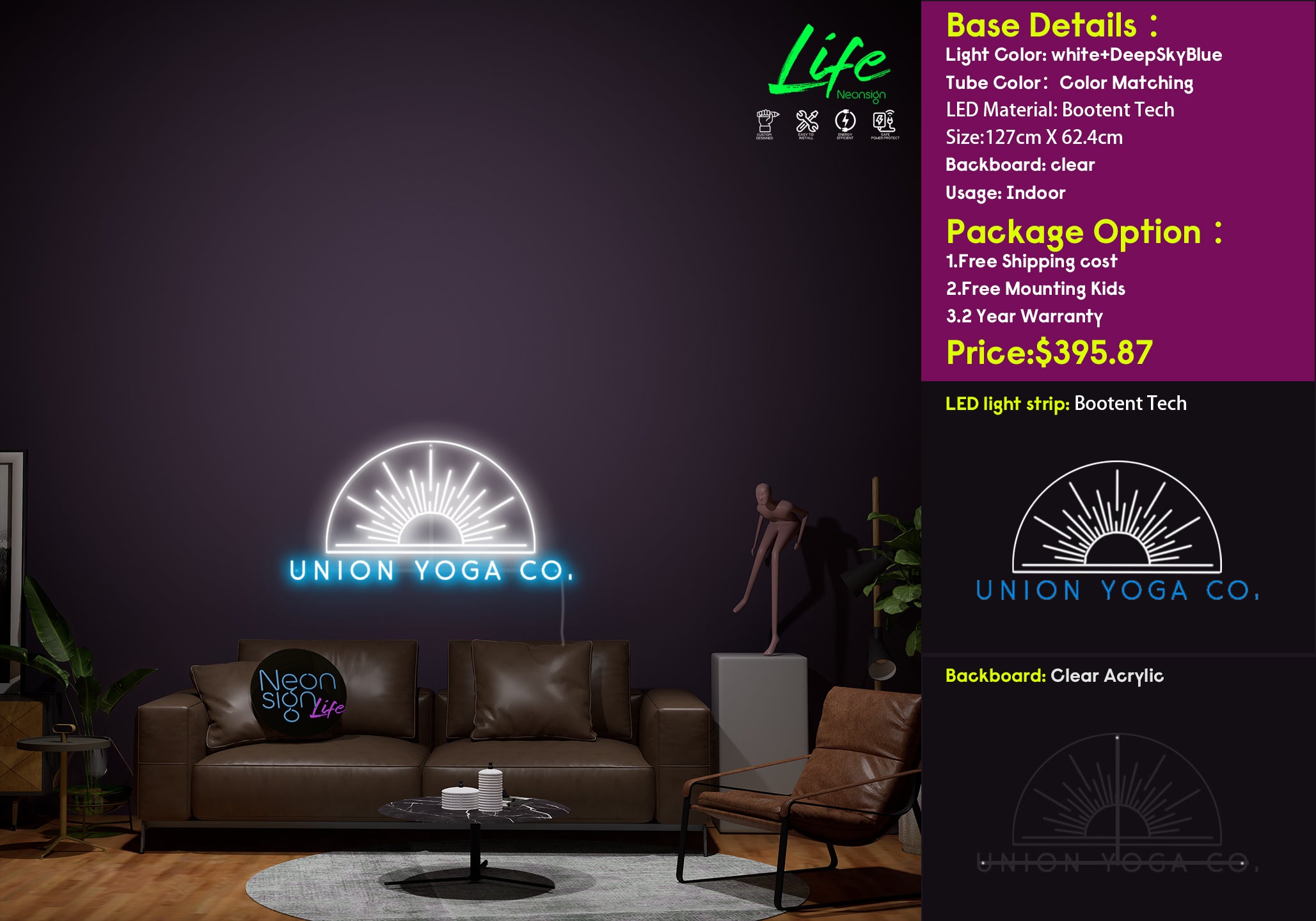 Z0176 Customized LOGO to tanya@unionyogaco.com