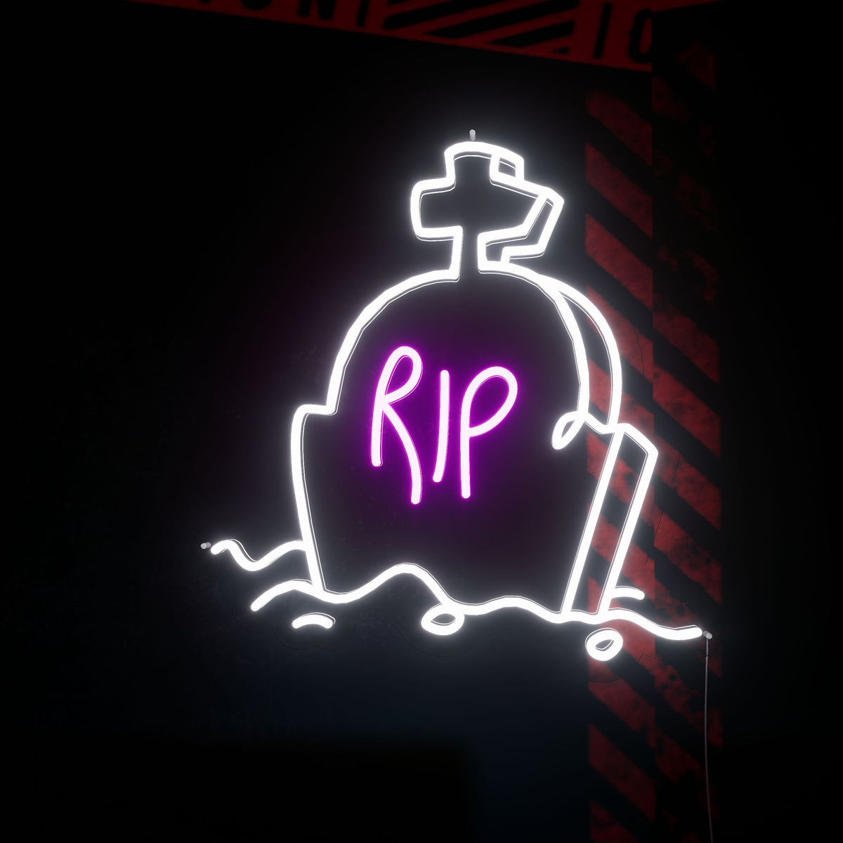 Neon Sticker Rip Rip Halloween neon sign — NeonsignLife™ | Custom LED Neon Sign & Wall ...