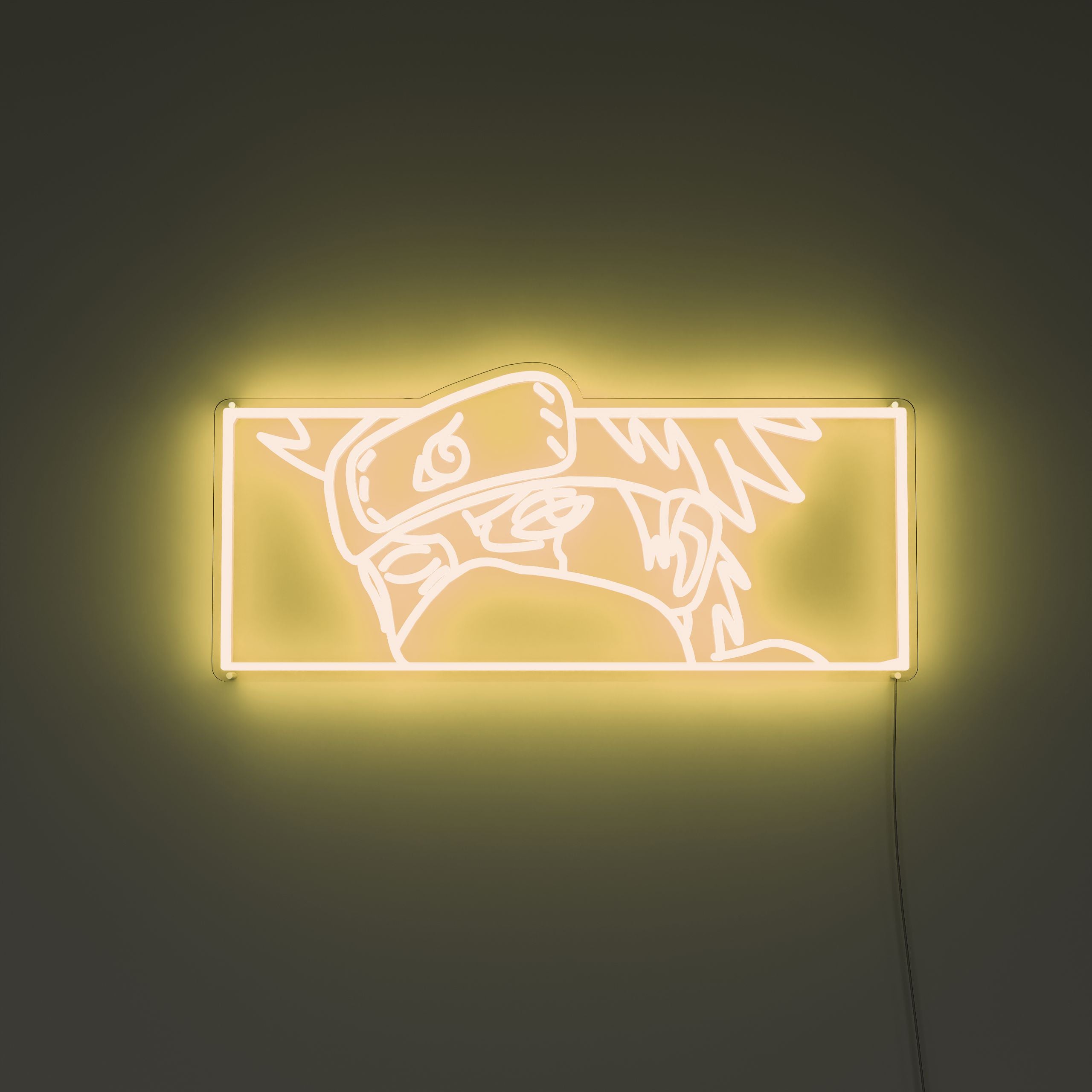 kakashi-hokage-Gold-Neon-sign-Lite