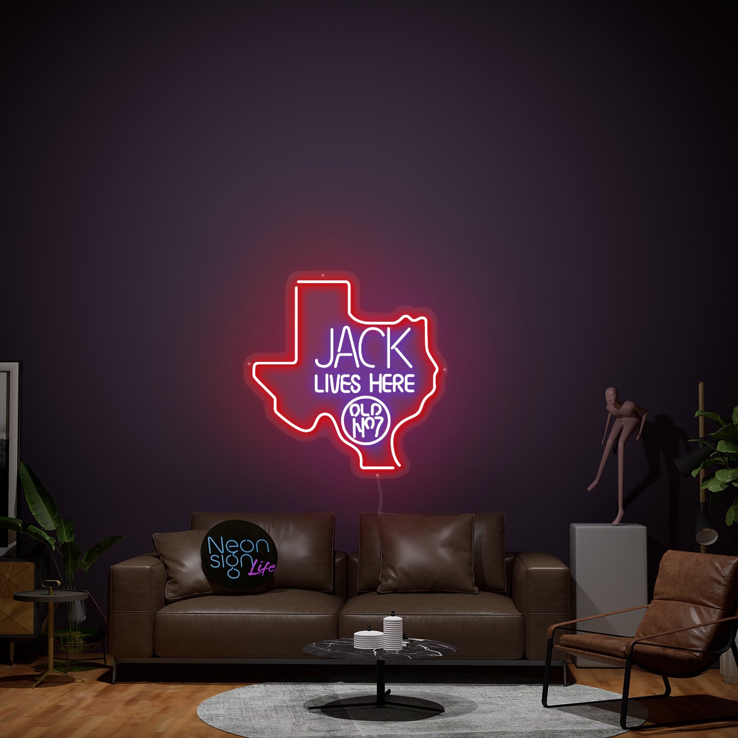 Jack Daniels Neon Bar Lights