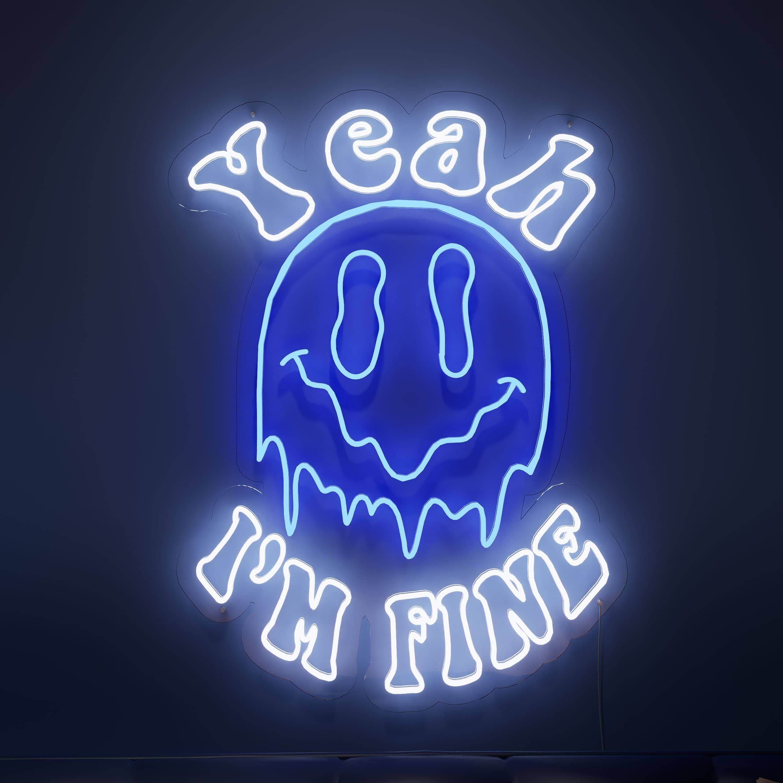 Brighten your living area with Yeah I'm Fine lights