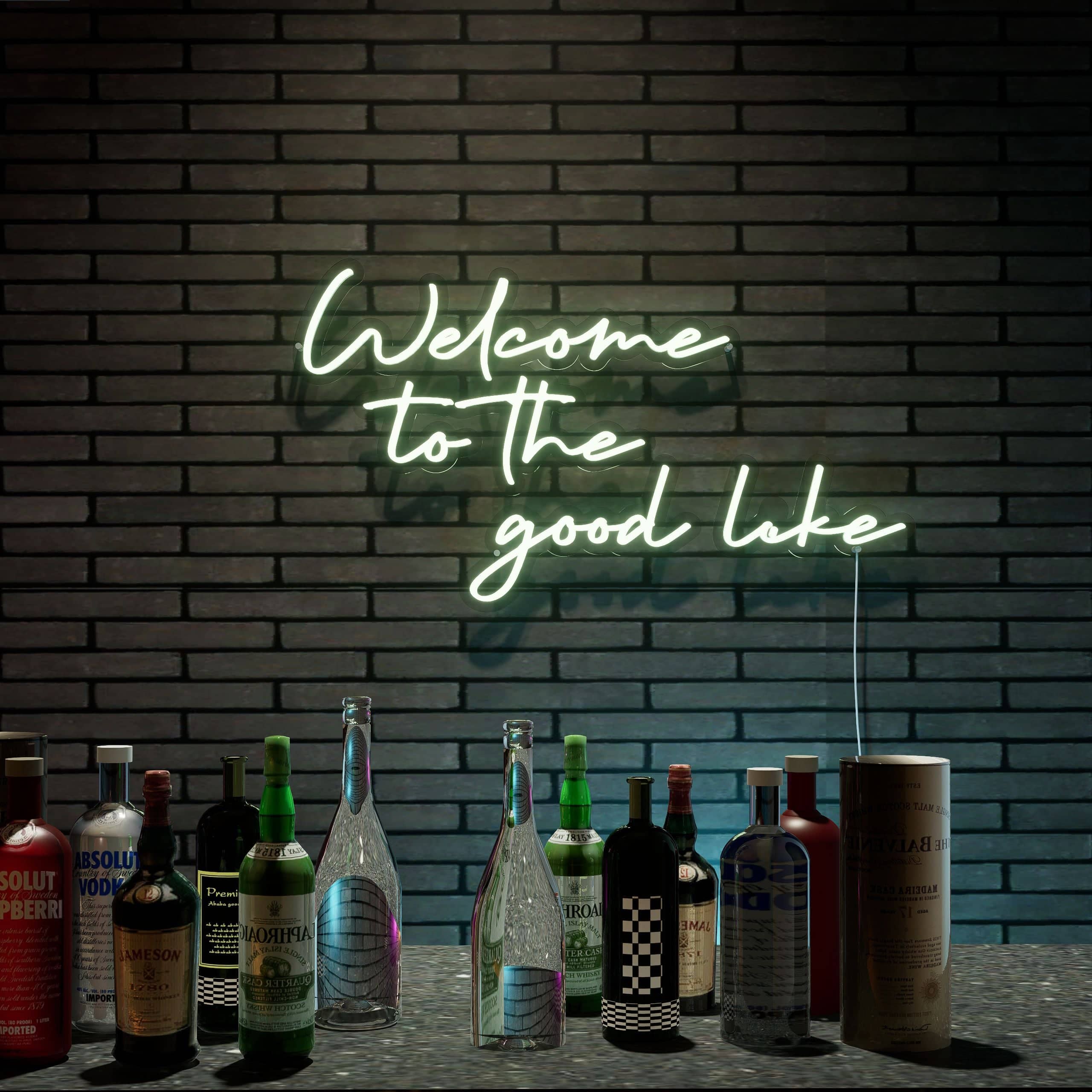 Neon Bar Signs To The Good Like — Custom LED Neon Sign & Wall Decor Art NeonsignLife