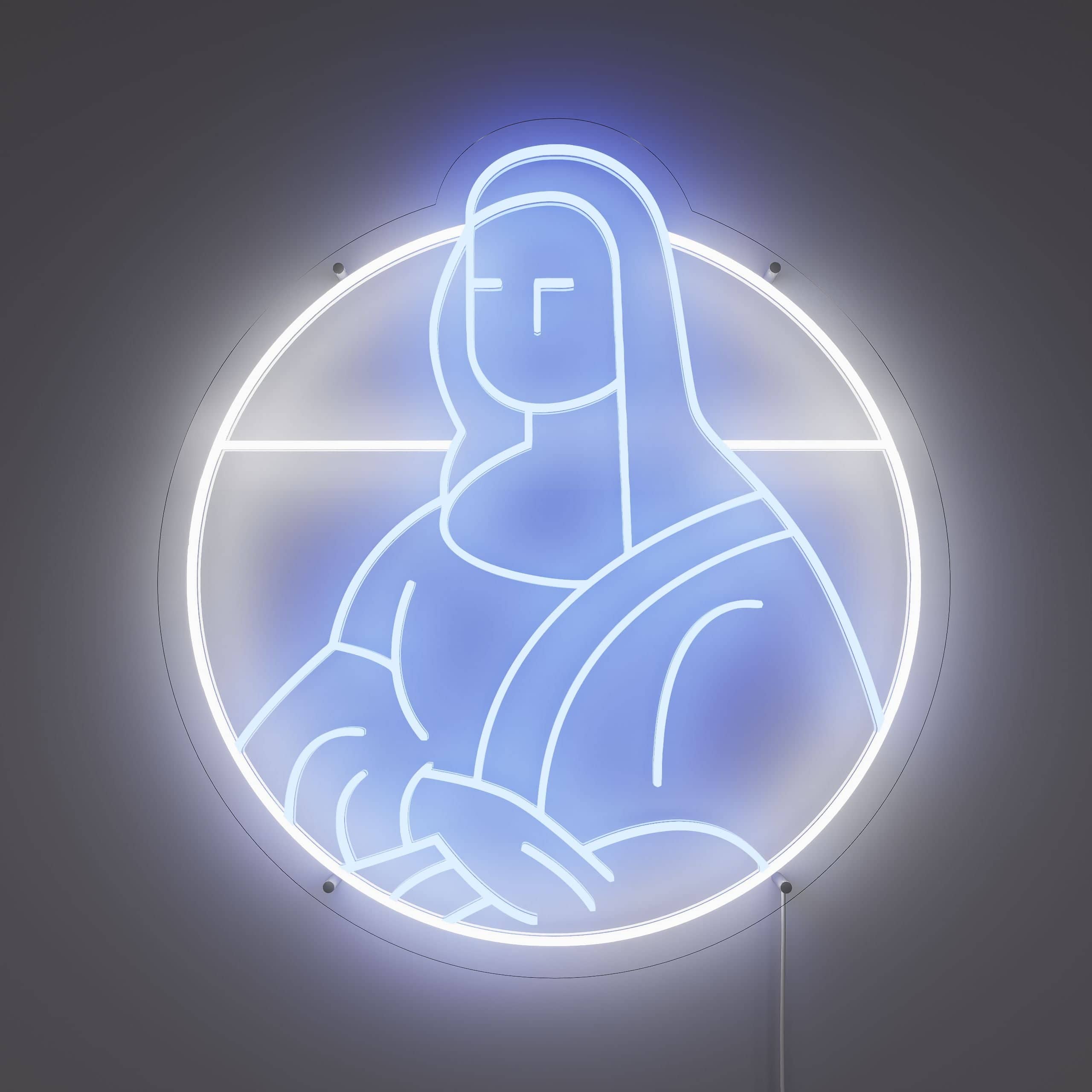 Monalisa in Abstract Neon Sign Art — NeonsignLife™ | Custom LED Neon ...