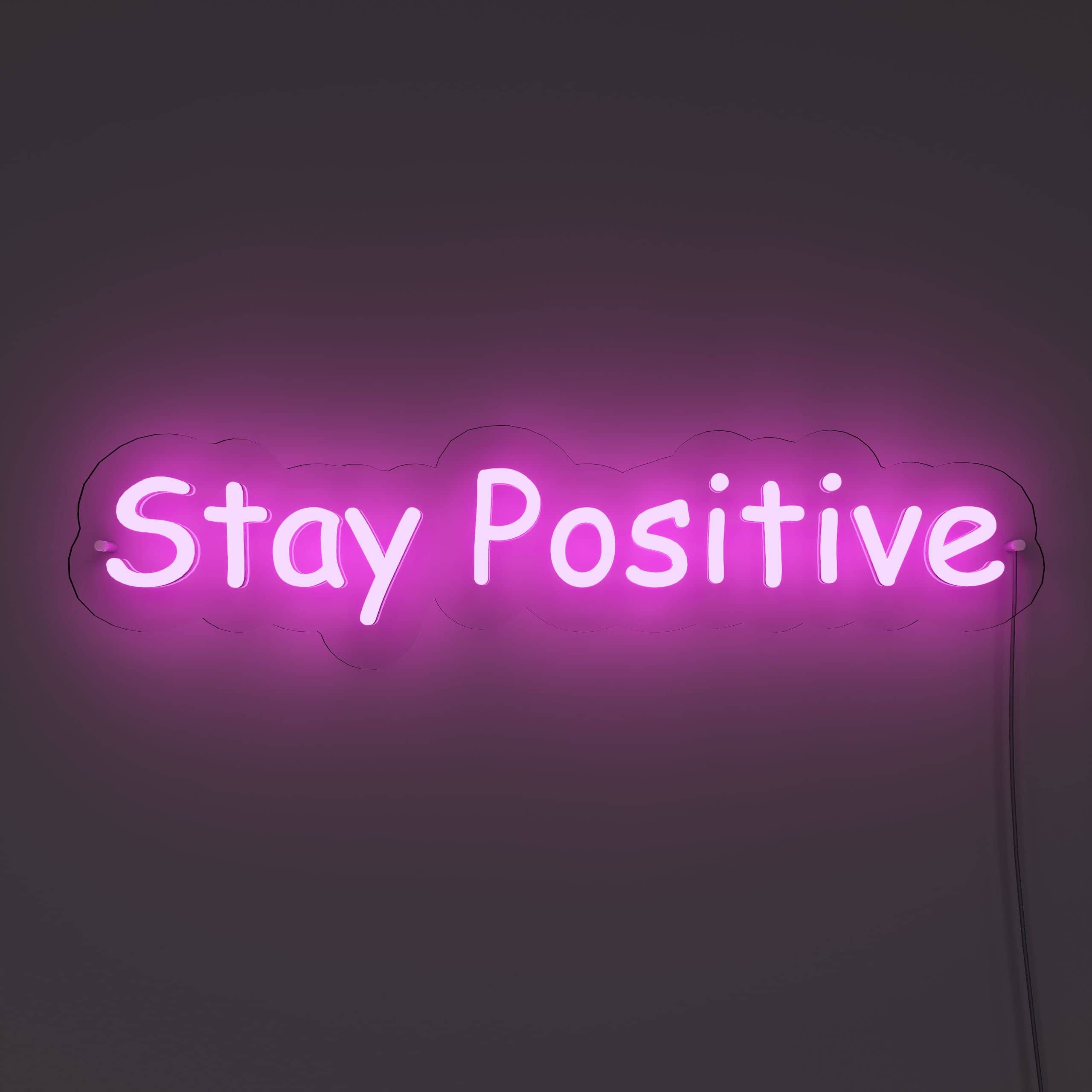 Think Positive Neon Sign