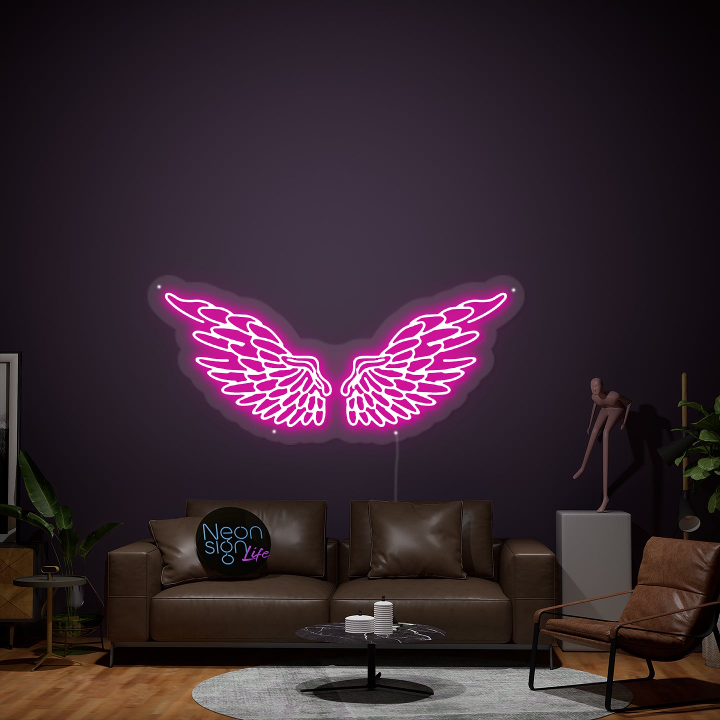 Angel Neon Sign