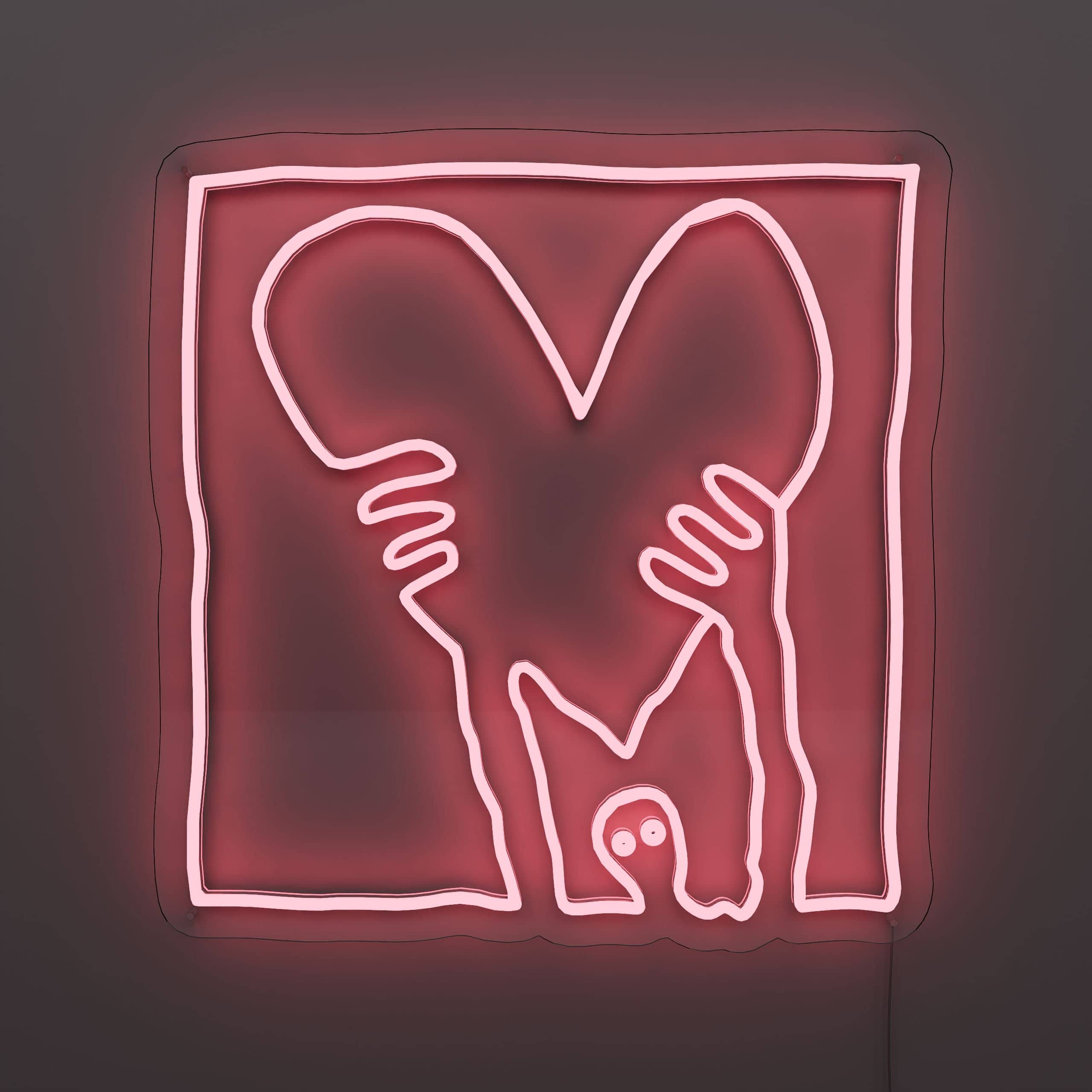 Take My Heart Neon Sign shines with red warmth