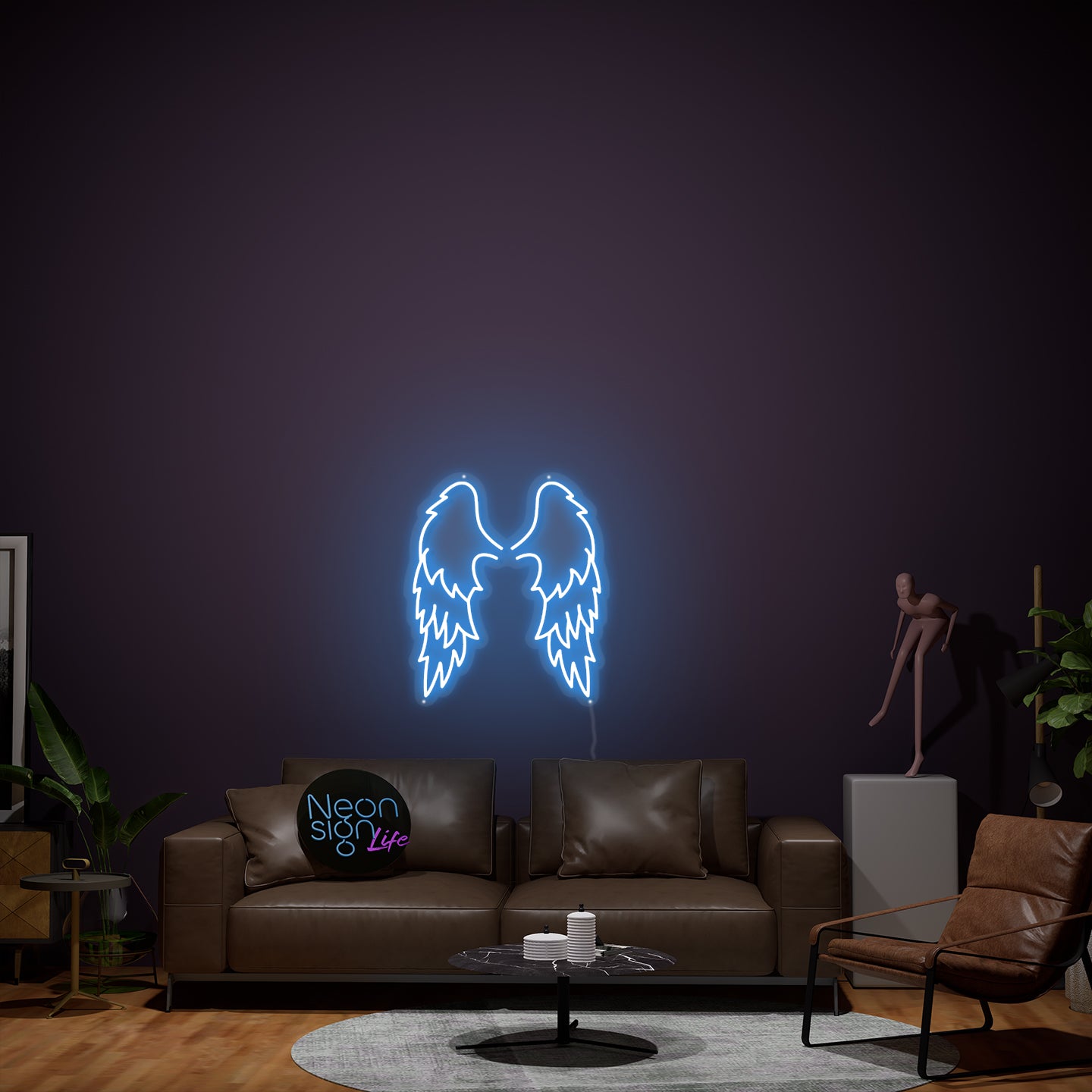 Angel Wings Neon Sign