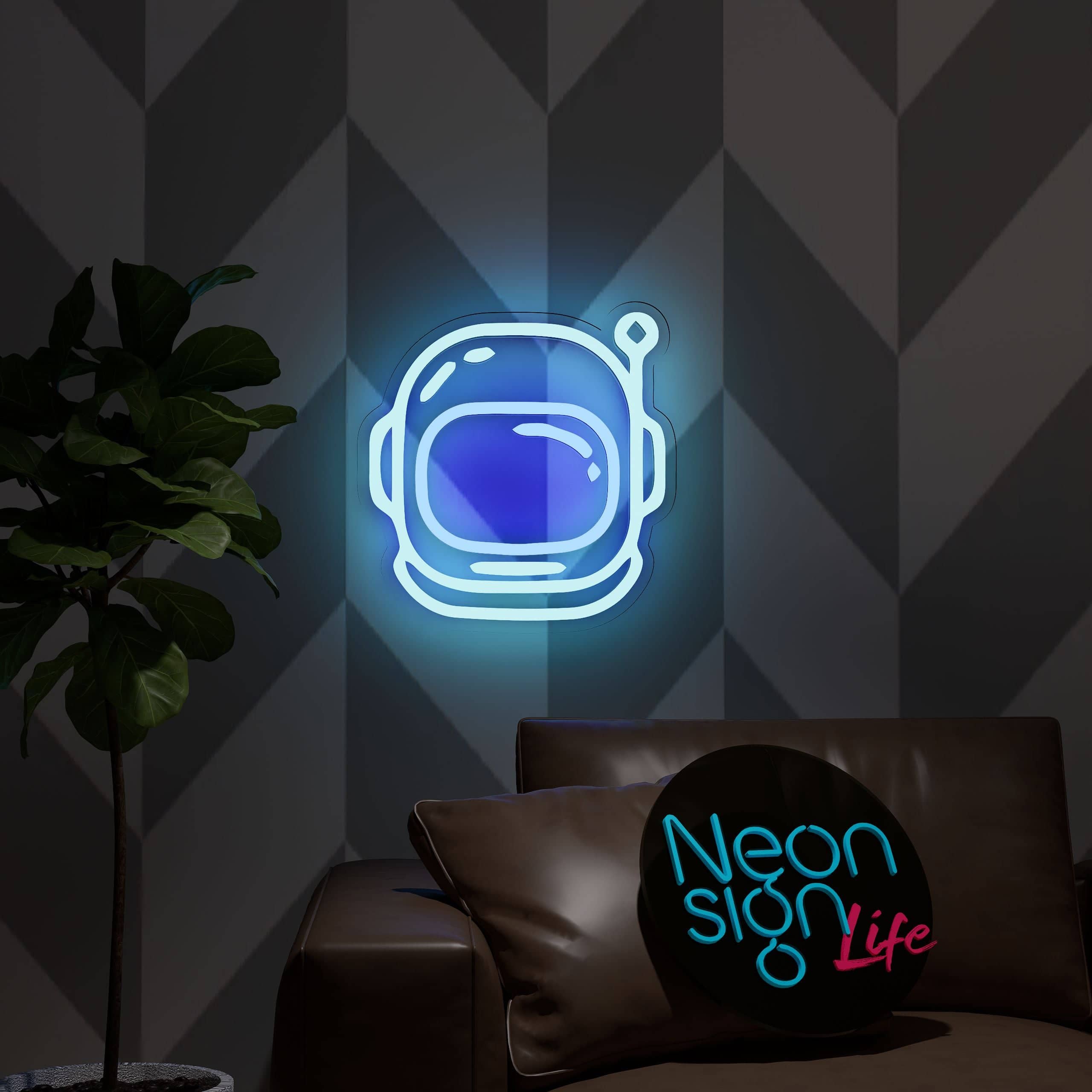 Astronaut Neon Signs custom designed for vibrant kids rooms