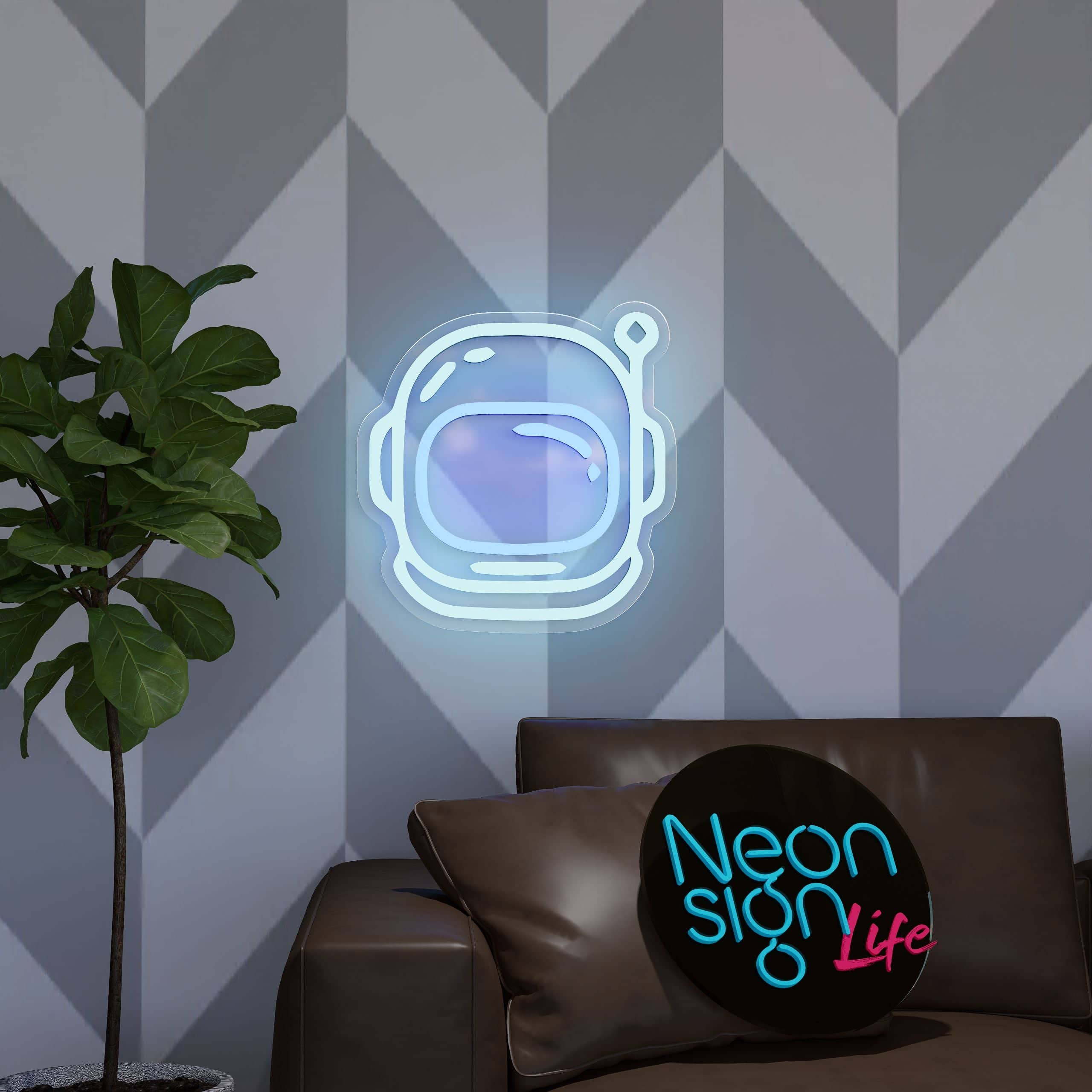Bright and engaging Astronaut Neon Signs for children's decor