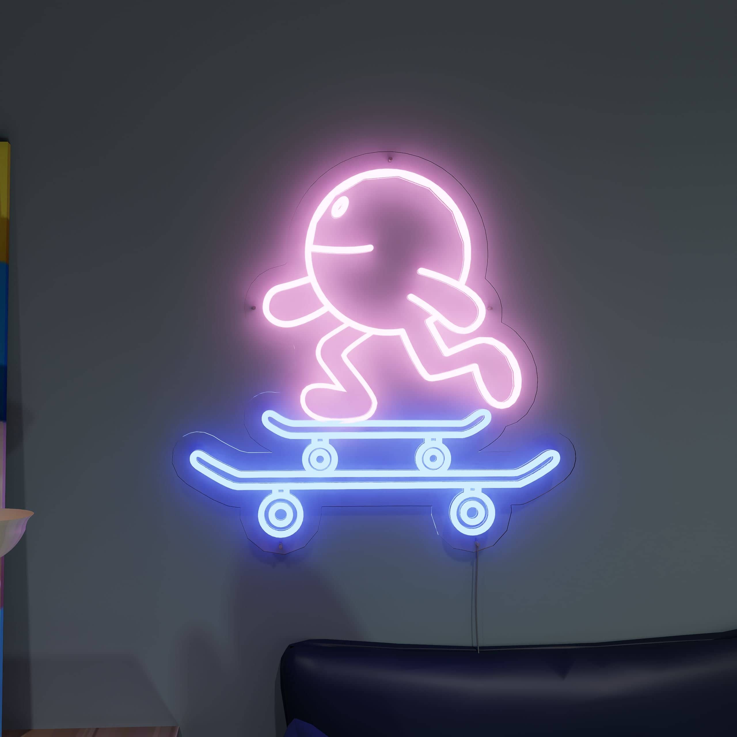 Bright Skate with Smile sign for living rooms