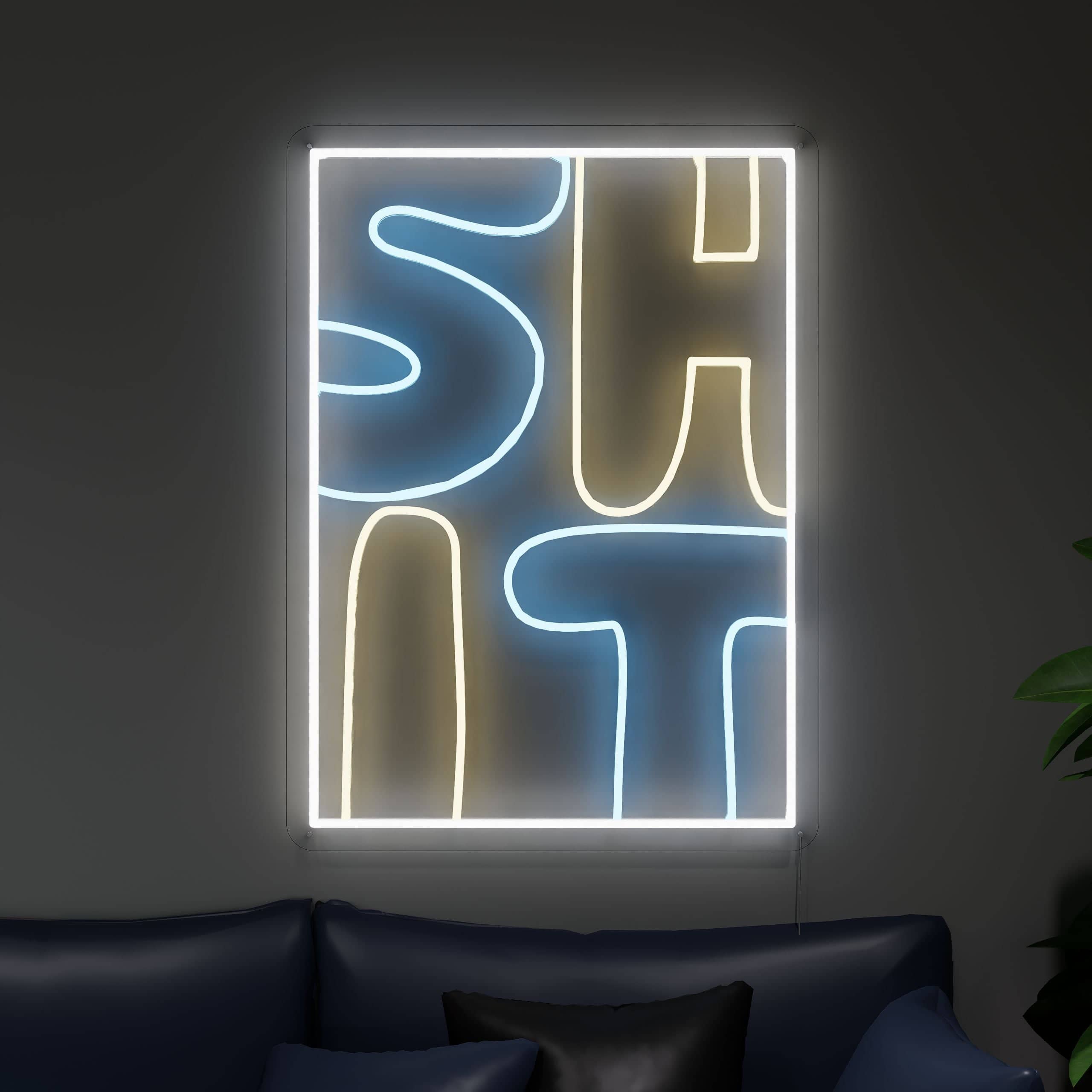Neon sign brings bar style to gym spaces