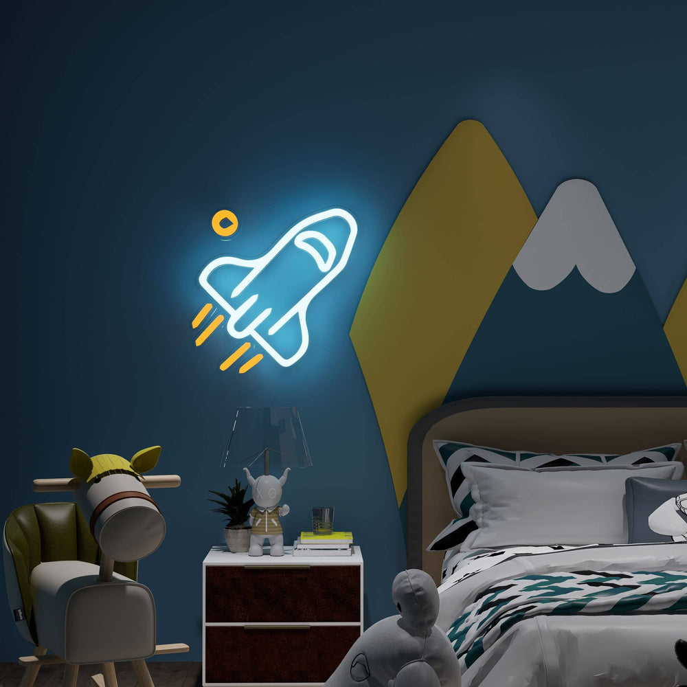 LED Neon Rocket — NeonsignLife™ | Custom LED Neon Sign & Wall Decor Art