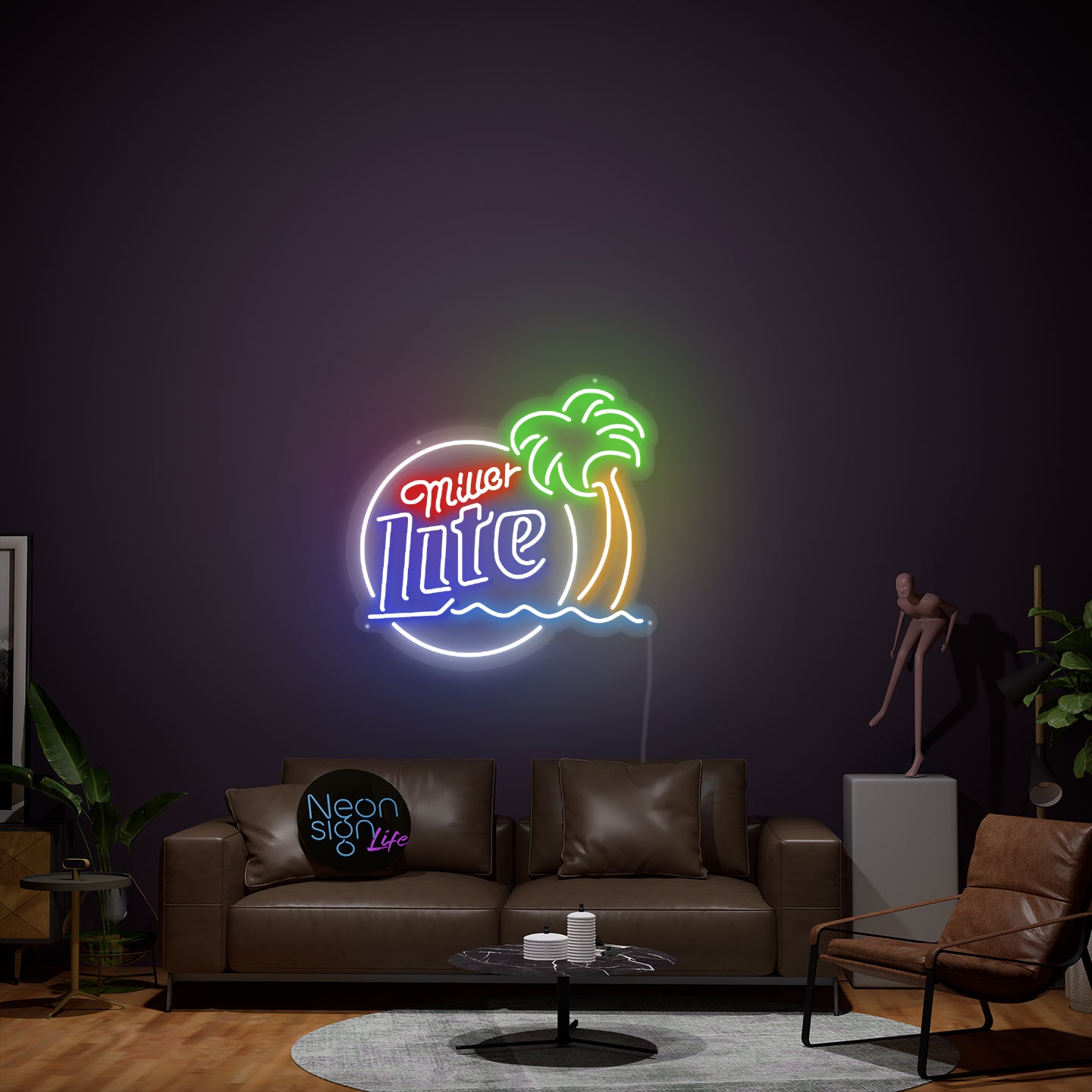 Miller Lite Neon Sign