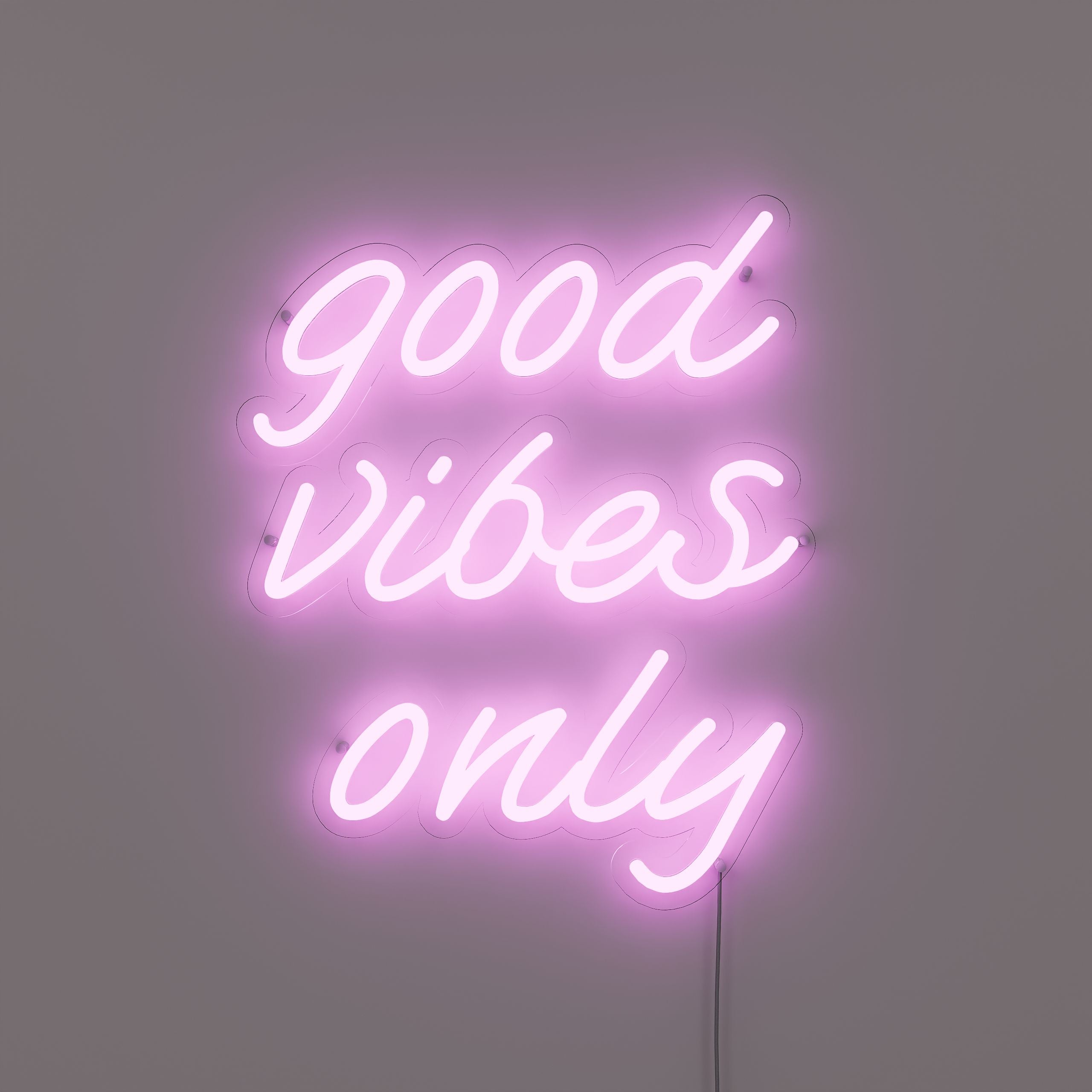 Good Vibes Only Neon Sign