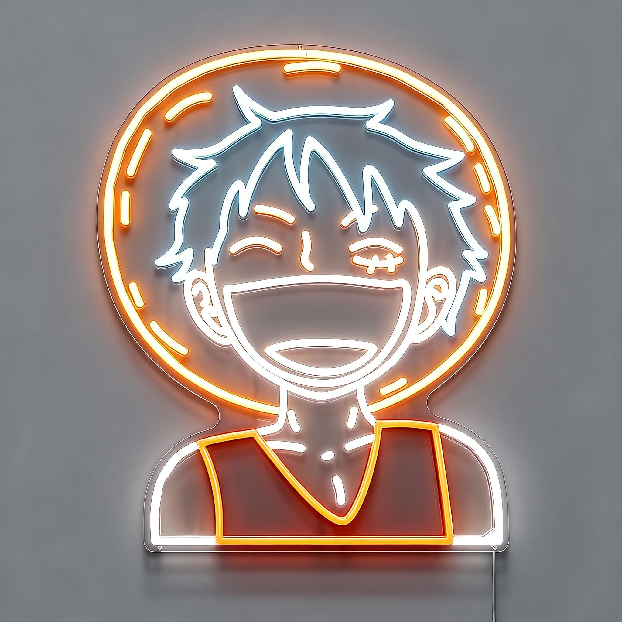 Anime Neon Sign Luffy